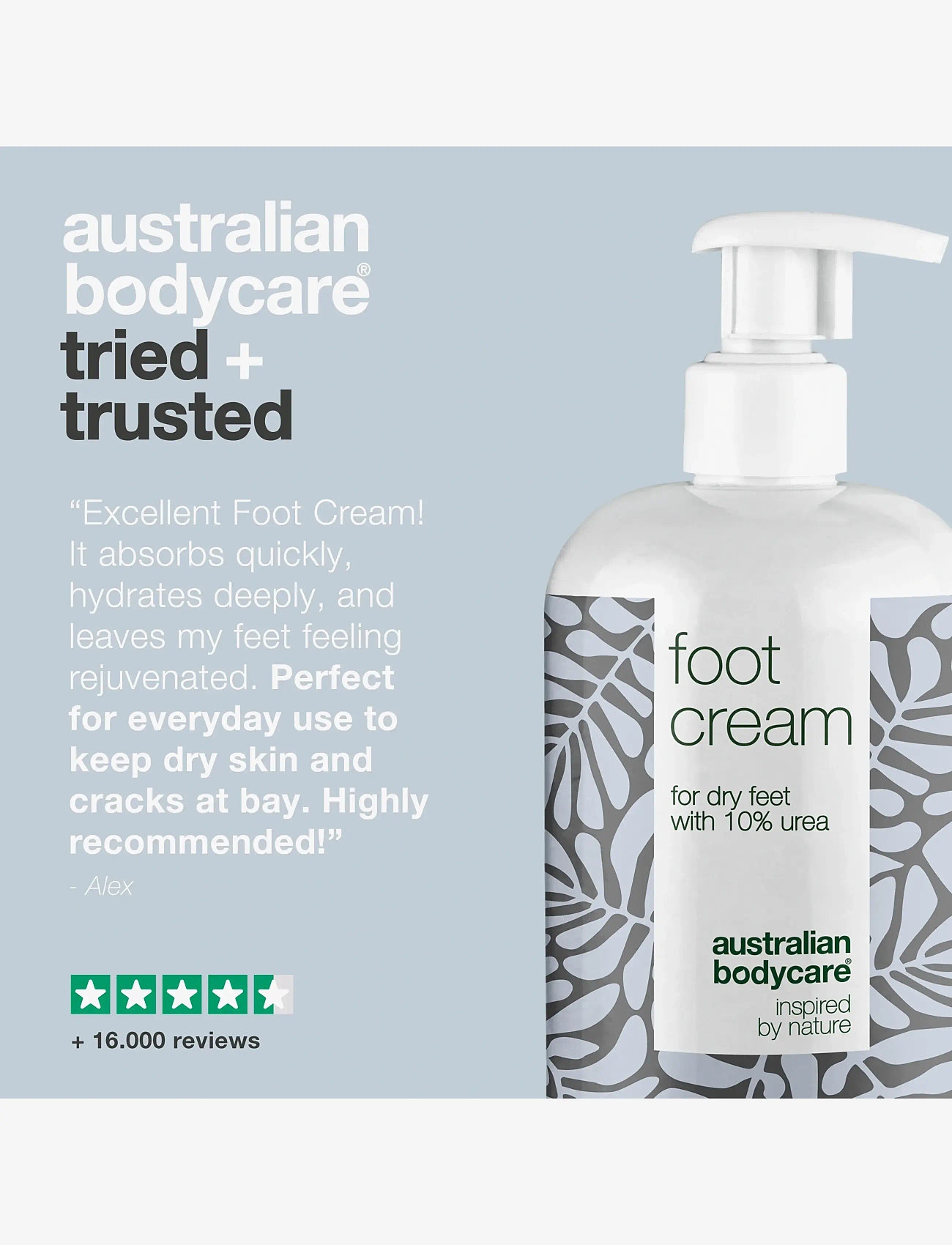 Australian Bodycare - Foot Cream 500 ml - handkräm & fotkräm - clear - 4