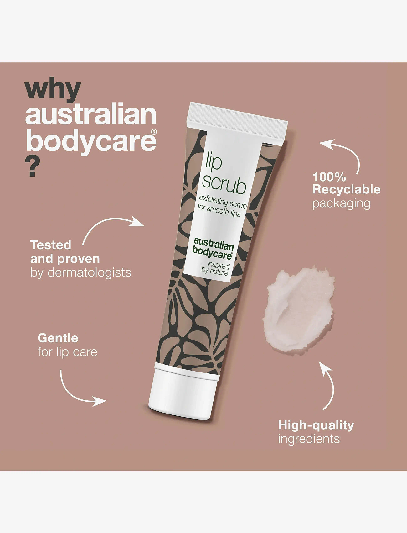 Australian Bodycare - Lip Scrub 15 ml - läppskrubb - clear - 3