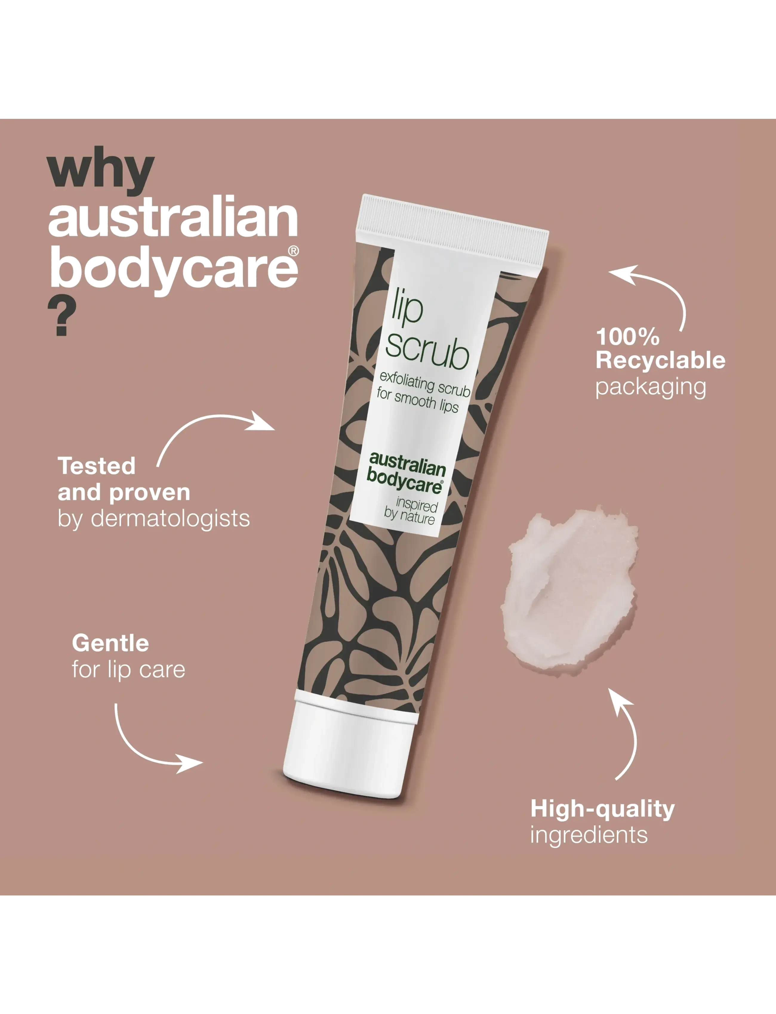 Australian Bodycare - Lip Scrub 15 ml - varaskrúbbar - clear - 3