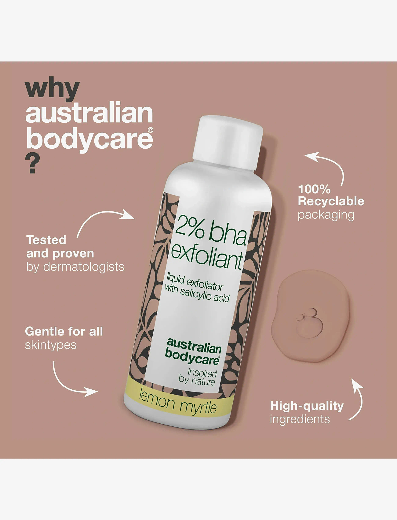 Australian Bodycare - 2% BHA exfoliant Lemon Myrtle - 55 ml - peeling - andlit - clear - 3