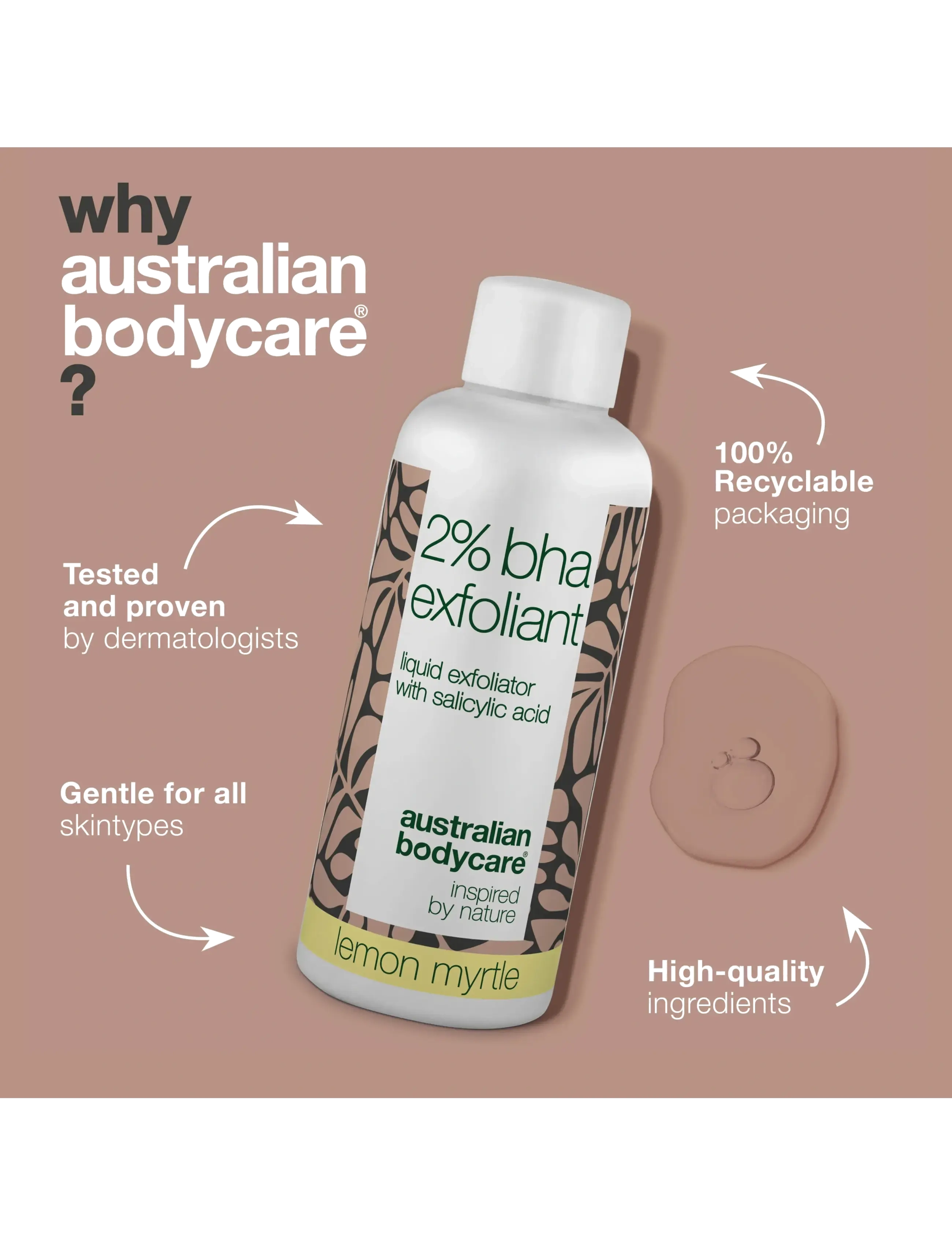 Australian Bodycare - 2% BHA exfoliant Lemon Myrtle - 55 ml - peeling - andlit - clear - 3
