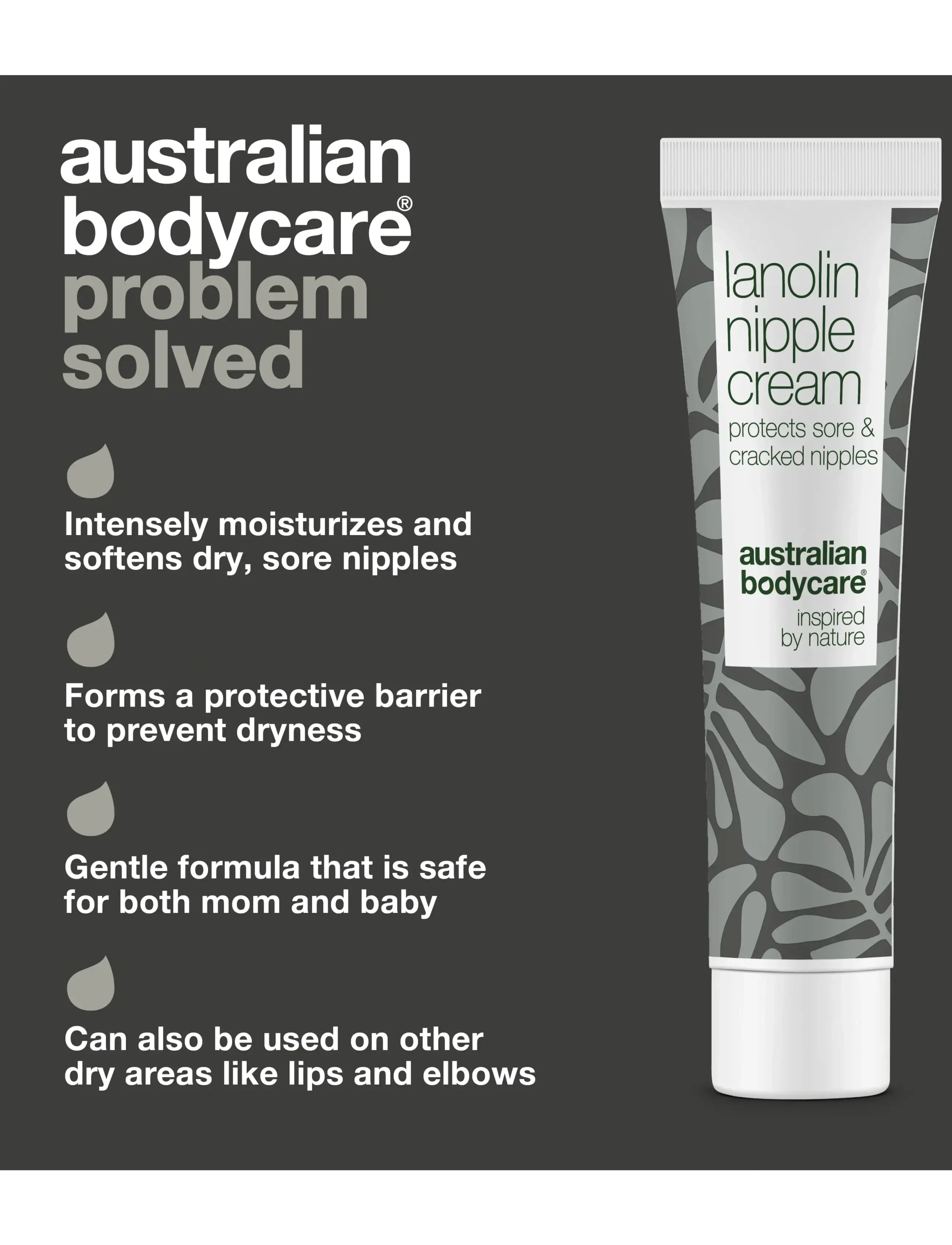Australian Bodycare - Lanolin nipple creme 30 ml - kreemid - clear - 2