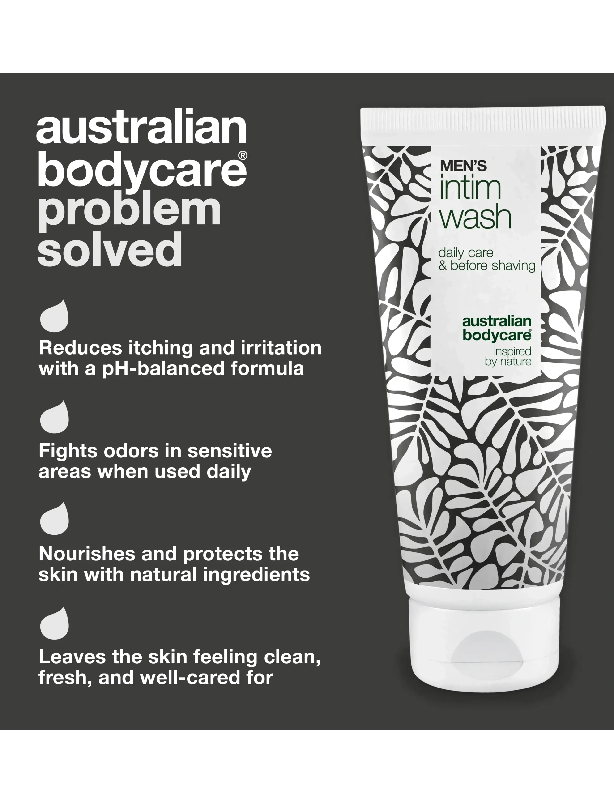 Australian Bodycare - Men's intimate wash 200 ml - intiimipesuaineet - clear - 2