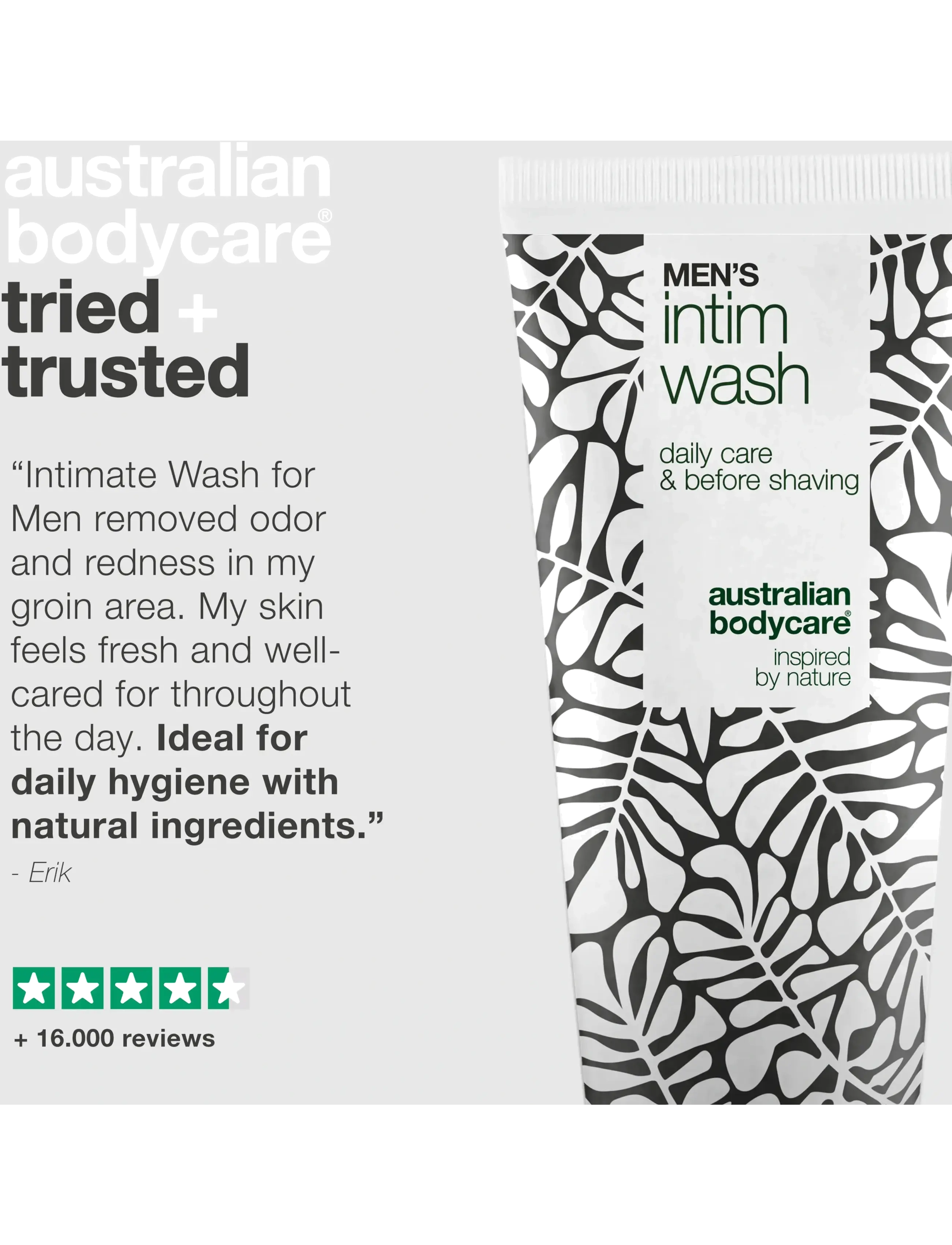 Australian Bodycare - Men's intimate wash 200 ml - intiimipesuaineet - clear - 4