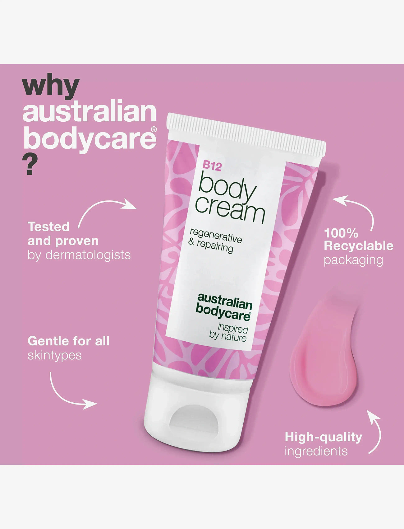 Australian Bodycare - B12 body creme 50 ml - lotion & cream - clear - 3