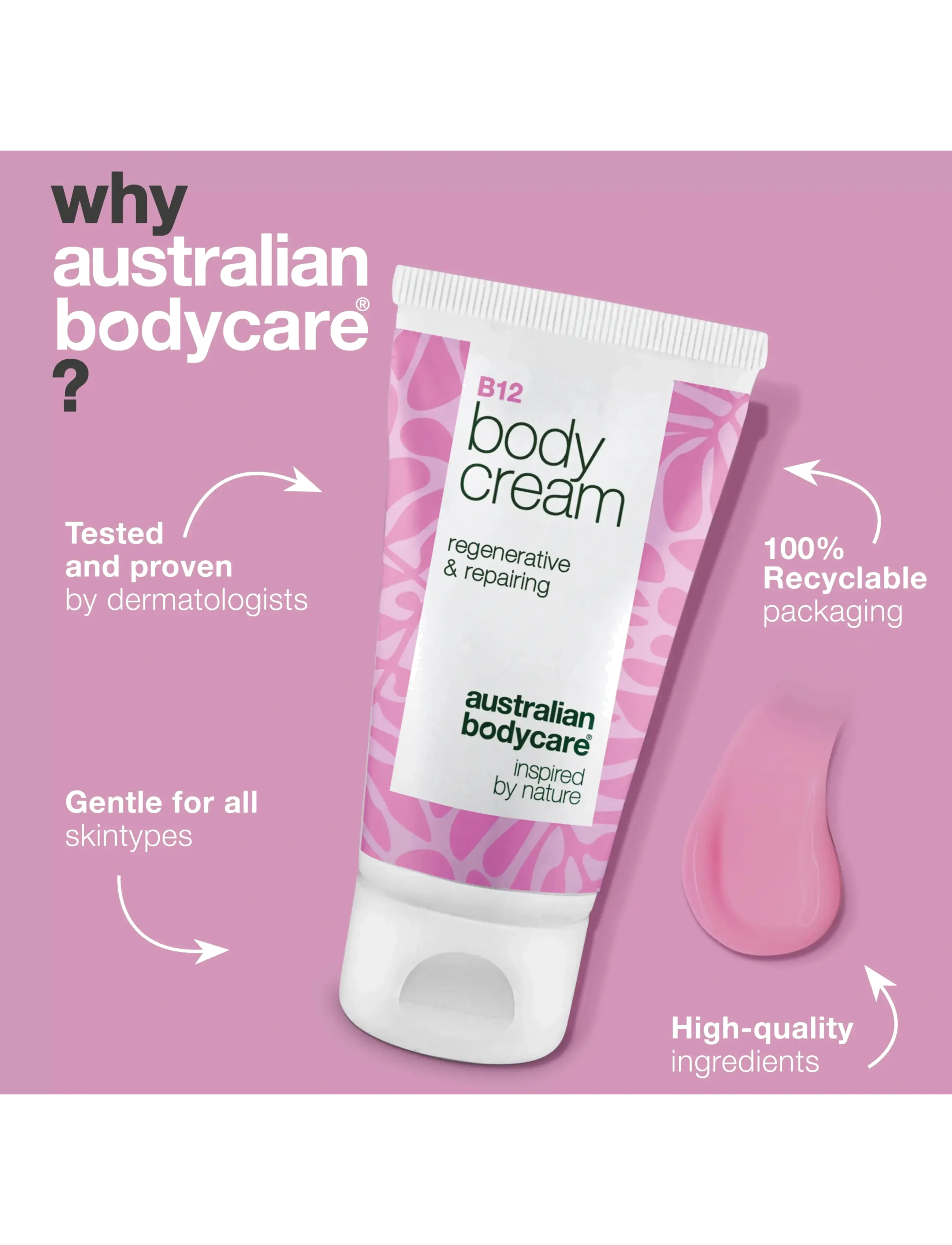 Australian Bodycare - B12 body creme 50 ml - fuktighetskrem - clear - 3