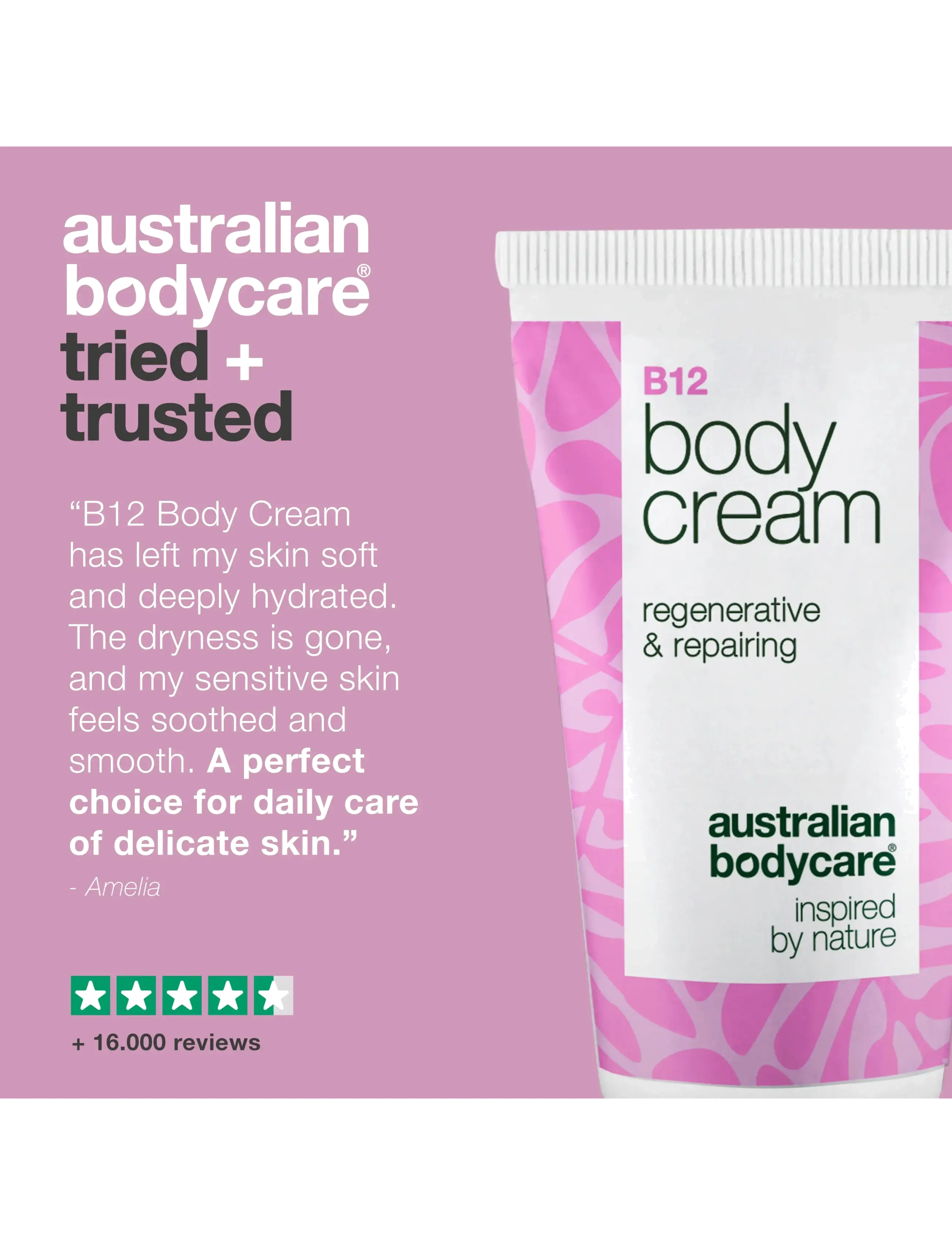 Australian Bodycare - B12 body creme 50 ml - fuktighetskrem - clear - 4