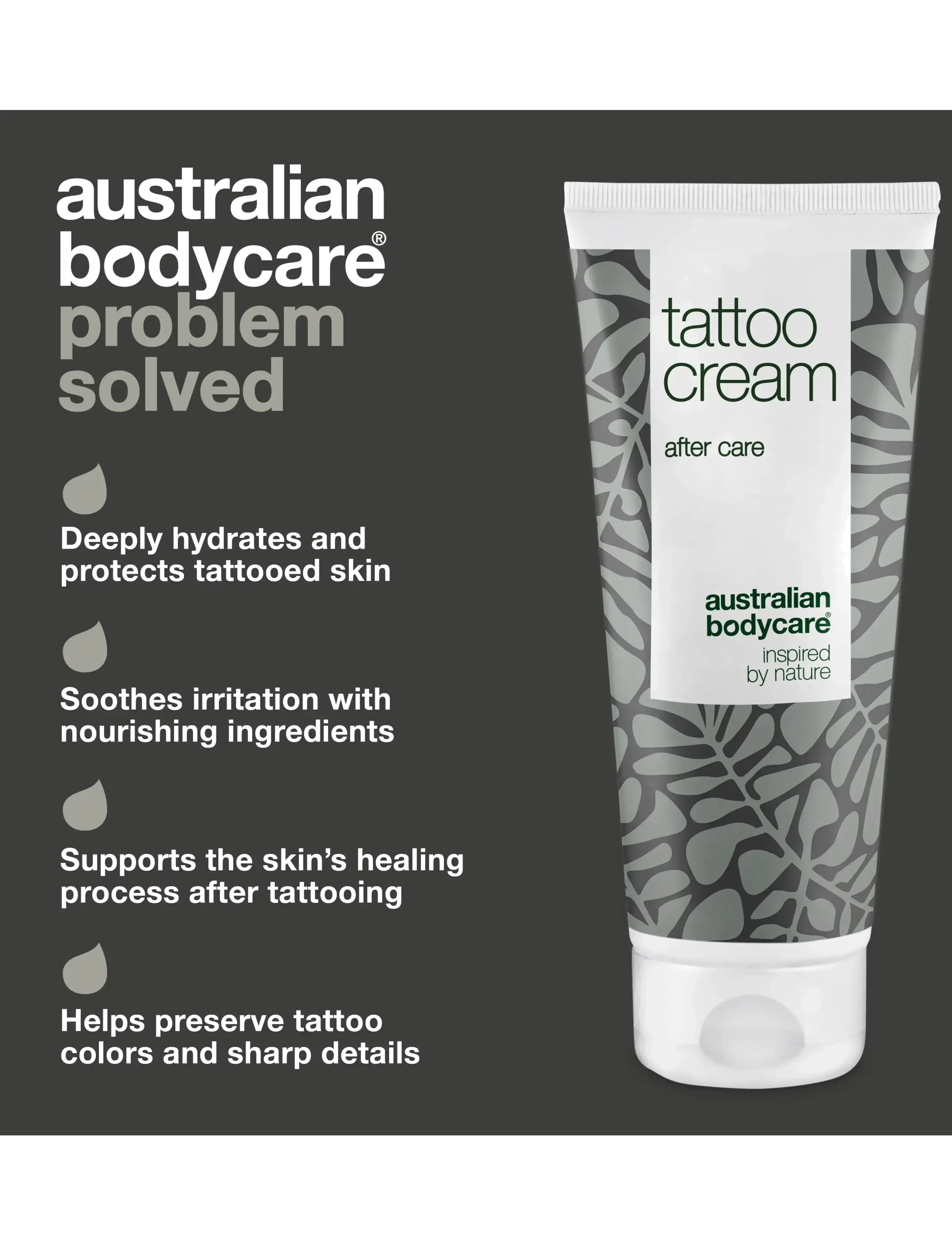 Australian Bodycare - Tattoo Creme after care 100 ml - rejsestørrelser & kits  - clear - 2