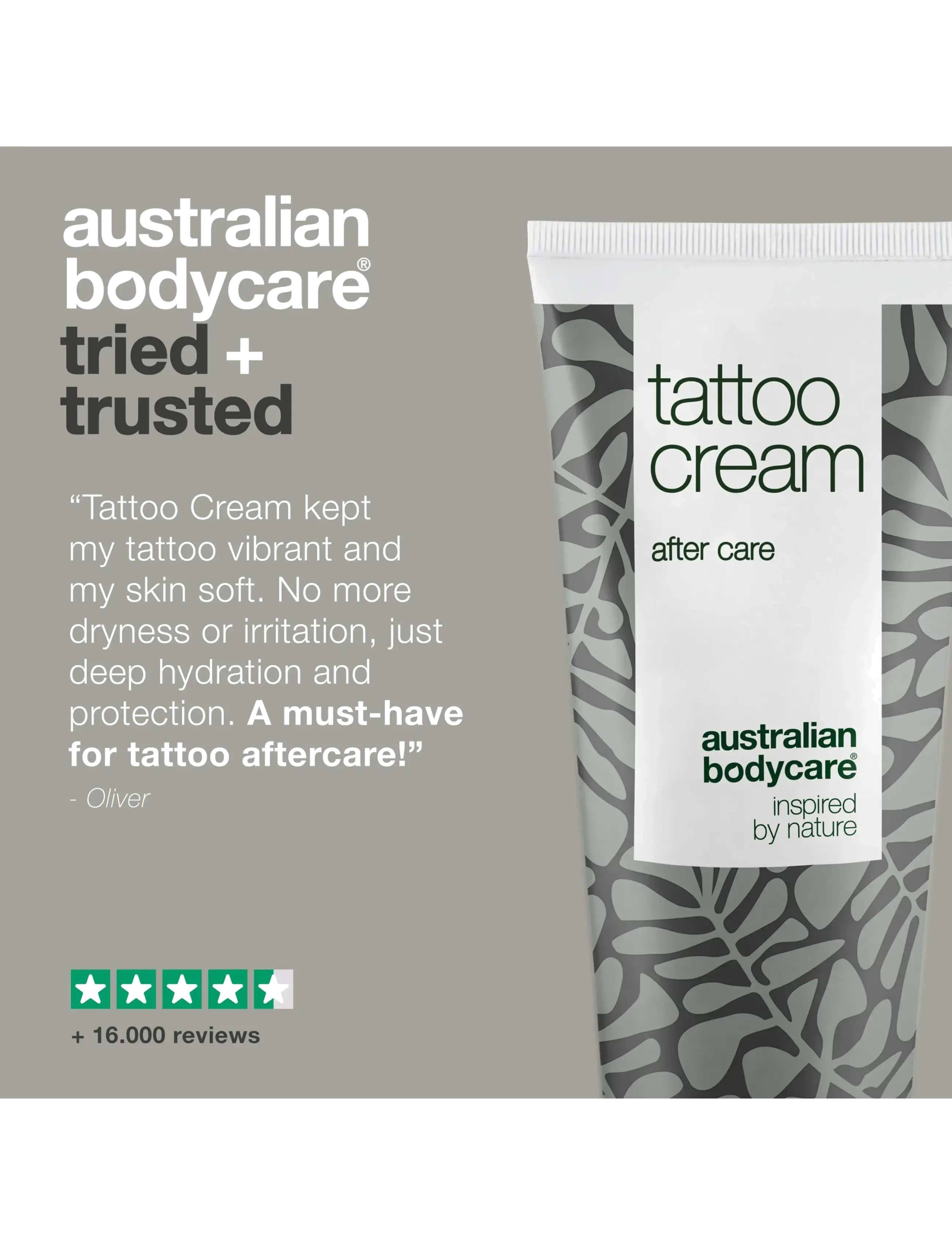 Australian Bodycare - Tattoo Creme after care 100 ml - rejsestørrelser & kits  - clear - 4
