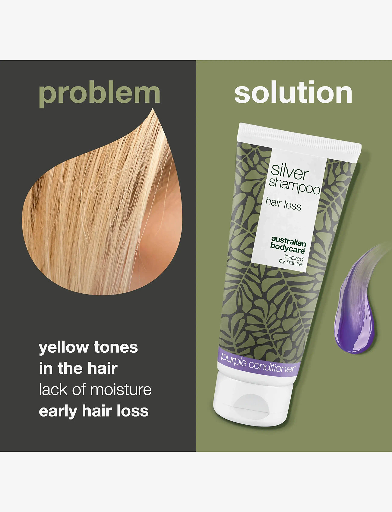 Australian Bodycare - Silver shampoo hair loss 200 ml - silvershampoo - clear - 1