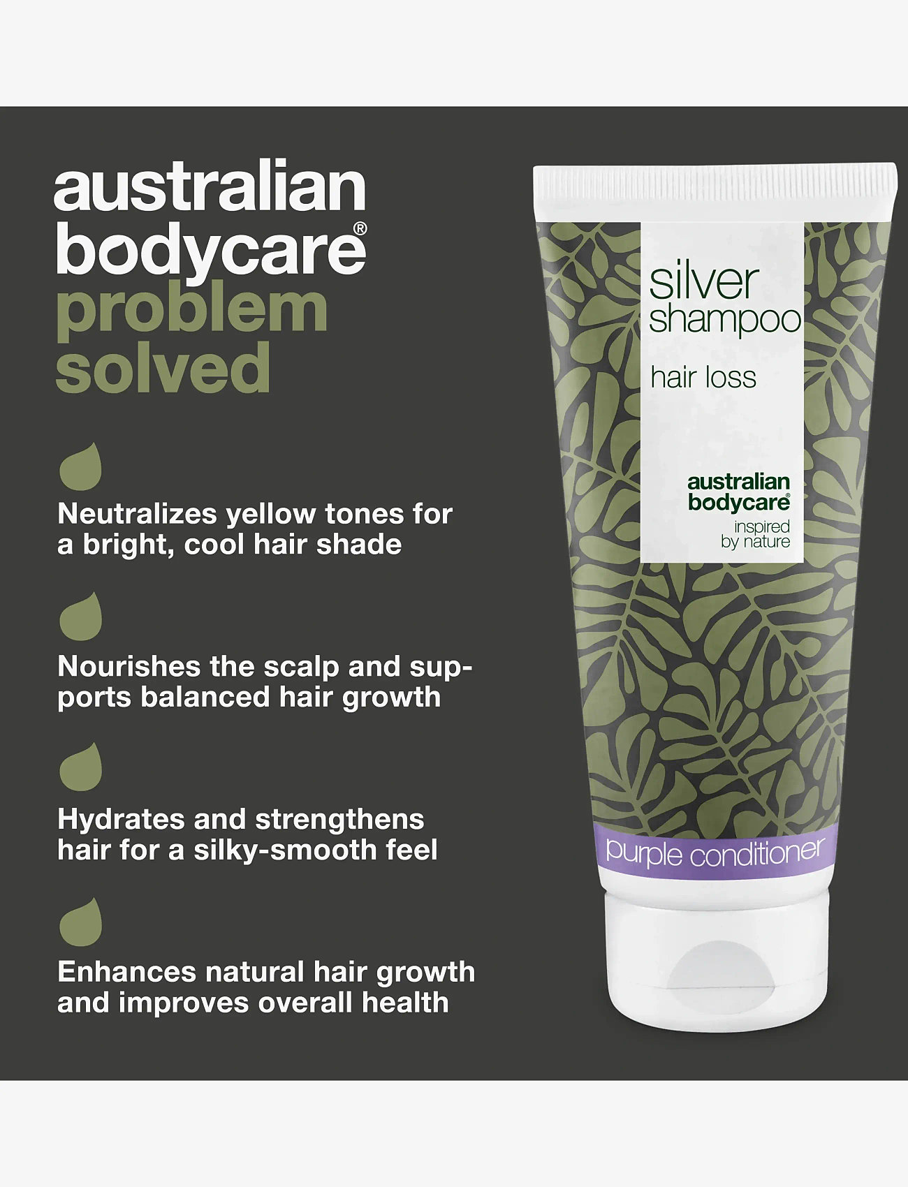 Australian Bodycare - Silver shampoo hair loss 200 ml - silvershampoo - clear - 2