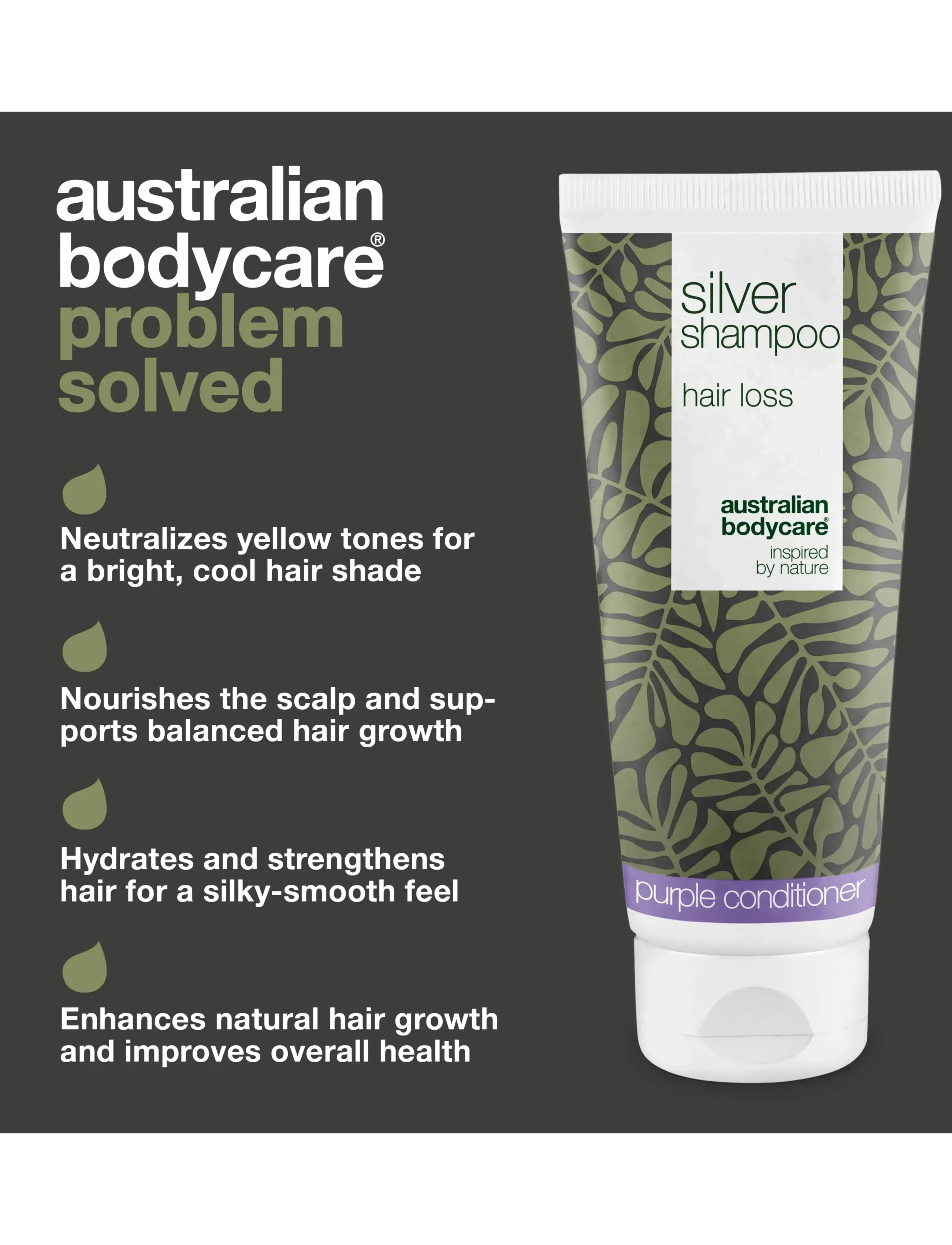 Australian Bodycare - Silver shampoo hair loss 200 ml - silvershampoo - clear - 2