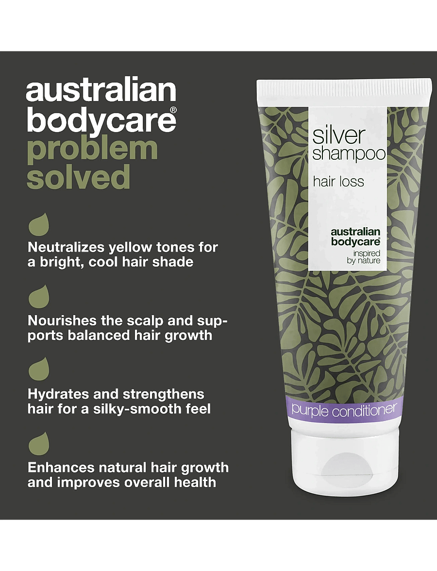 Australian Bodycare - Silver shampoo hair loss 200 ml - hõbešampoon - clear - 2