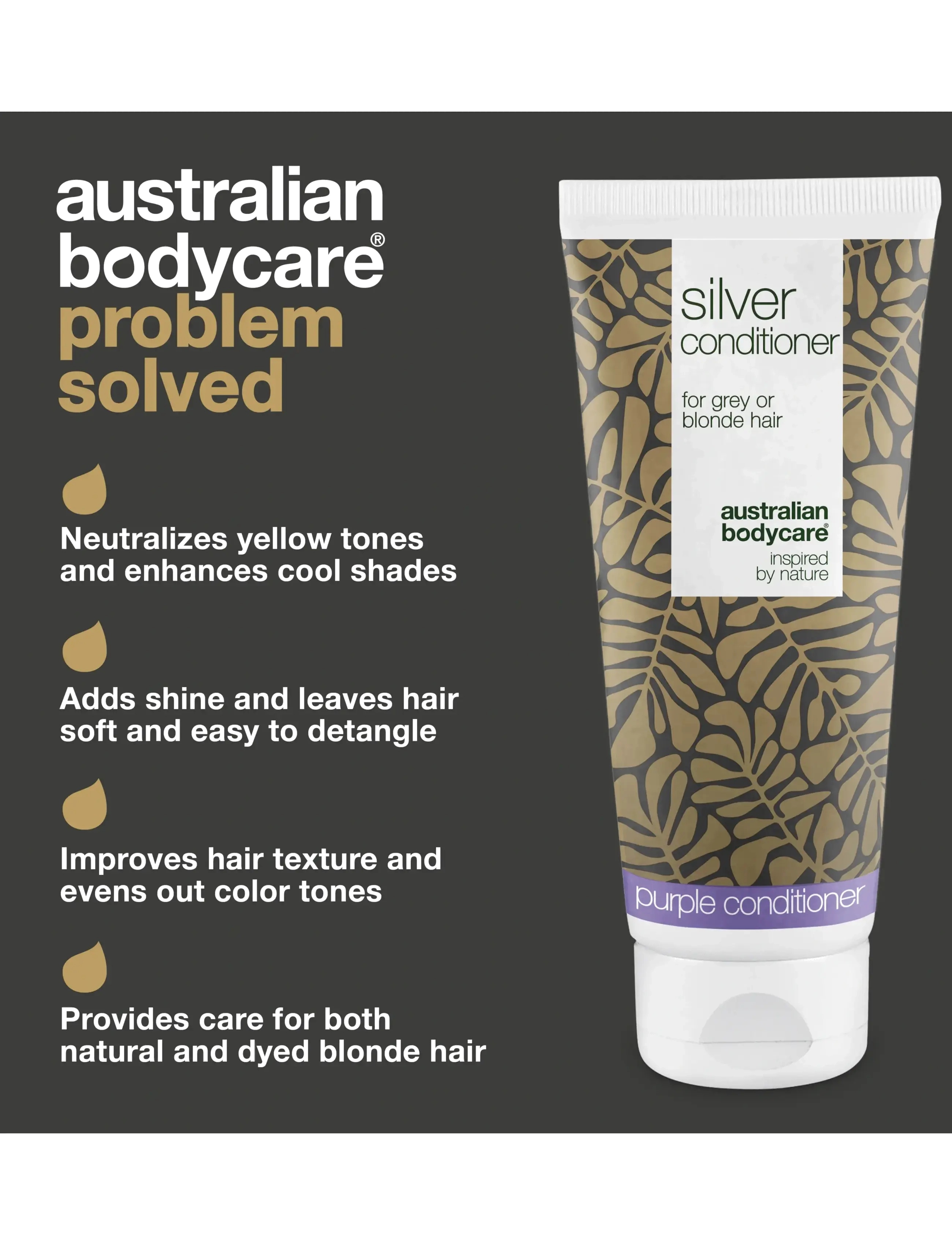 Australian Bodycare - Silver Conditioner 200 ml - sølvbalsam - clear - 2