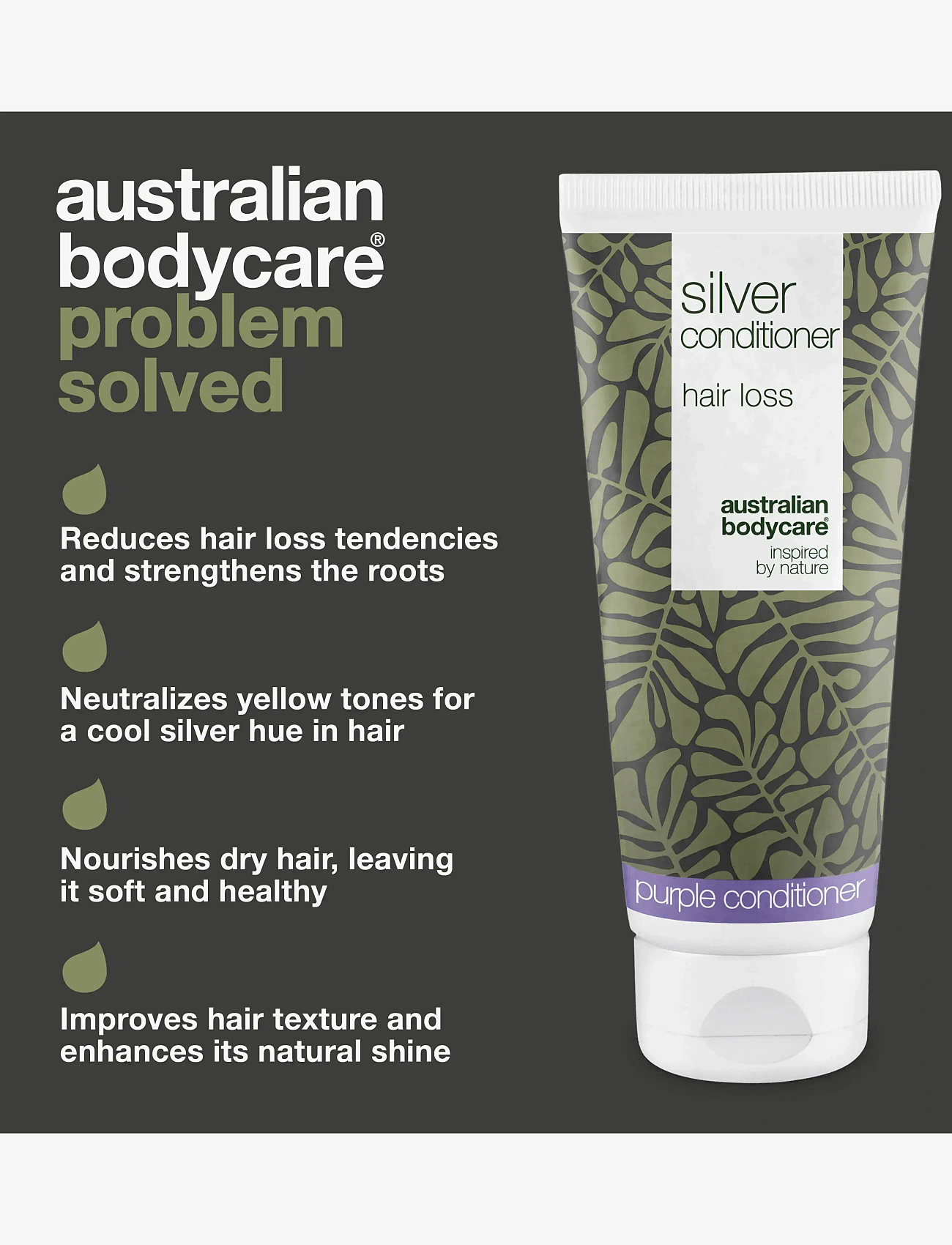 Australian Bodycare - Silver conditioner hair loss 200 ml - silver-balsam - clear - 2