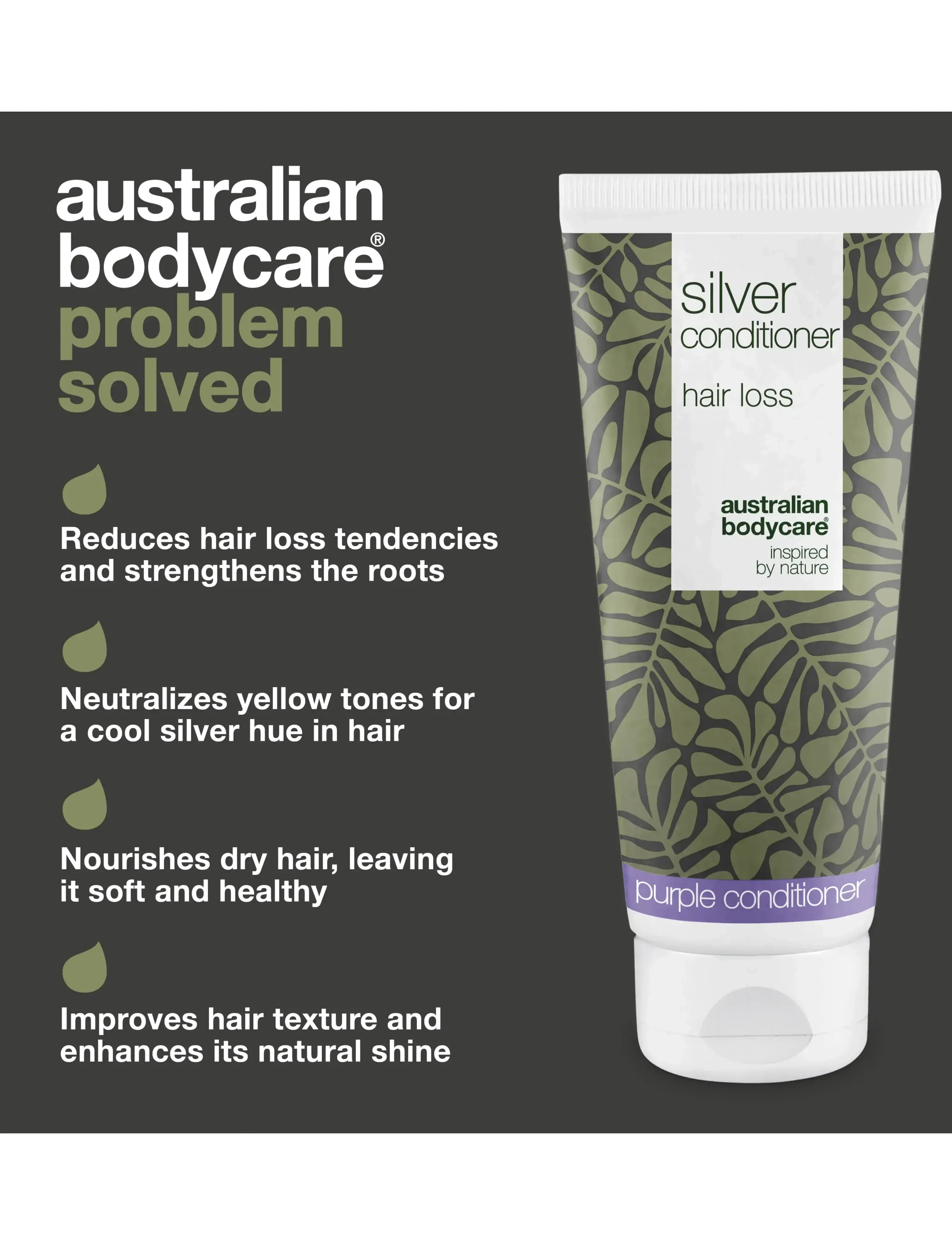 Australian Bodycare - Silver conditioner hair loss 200 ml - silver-balsam - clear - 2