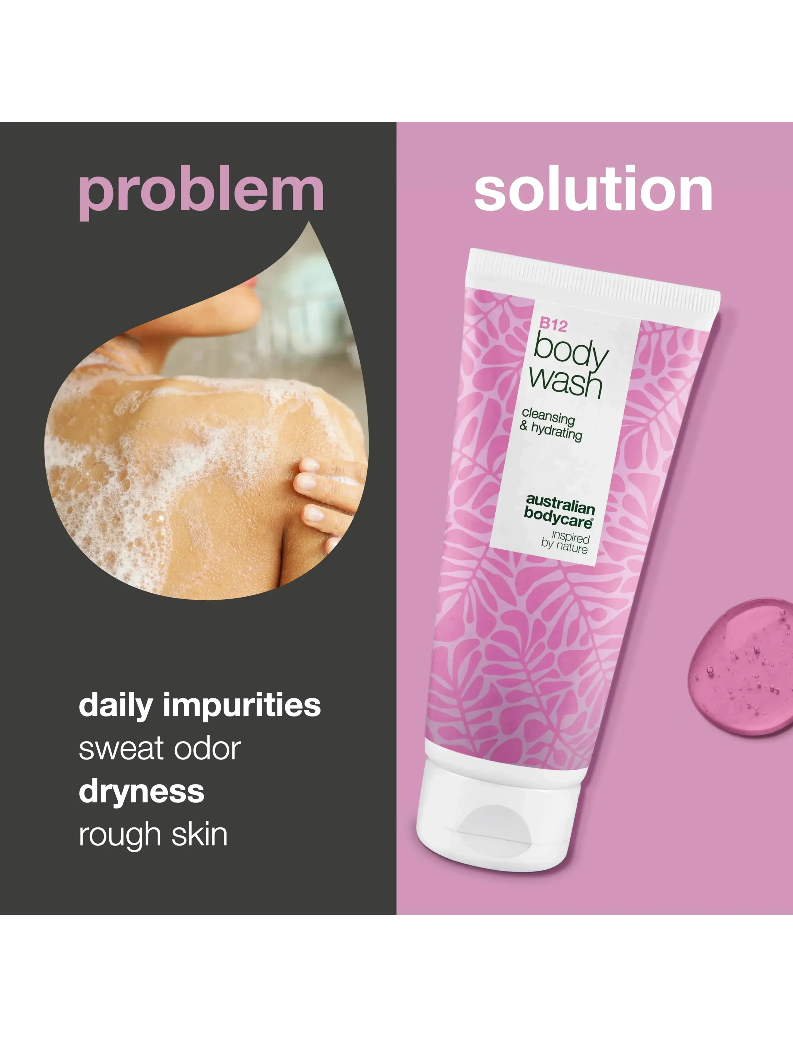 Australian Bodycare - B12 body wash 200 ml - sturtugel og olíur - clear - 1