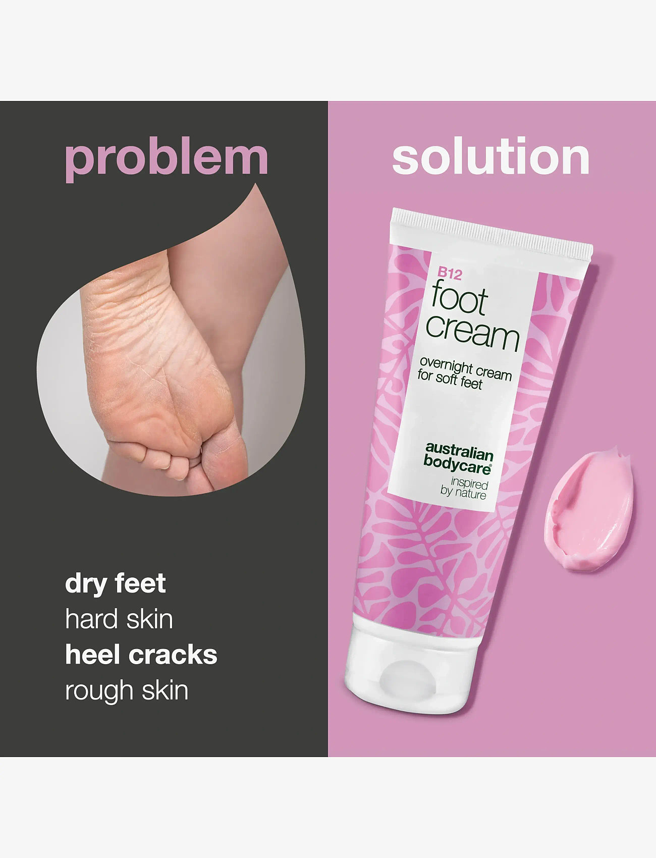 Australian Bodycare - B12 foot cream 100 ml - handkräm & fotkräm - clear - 1