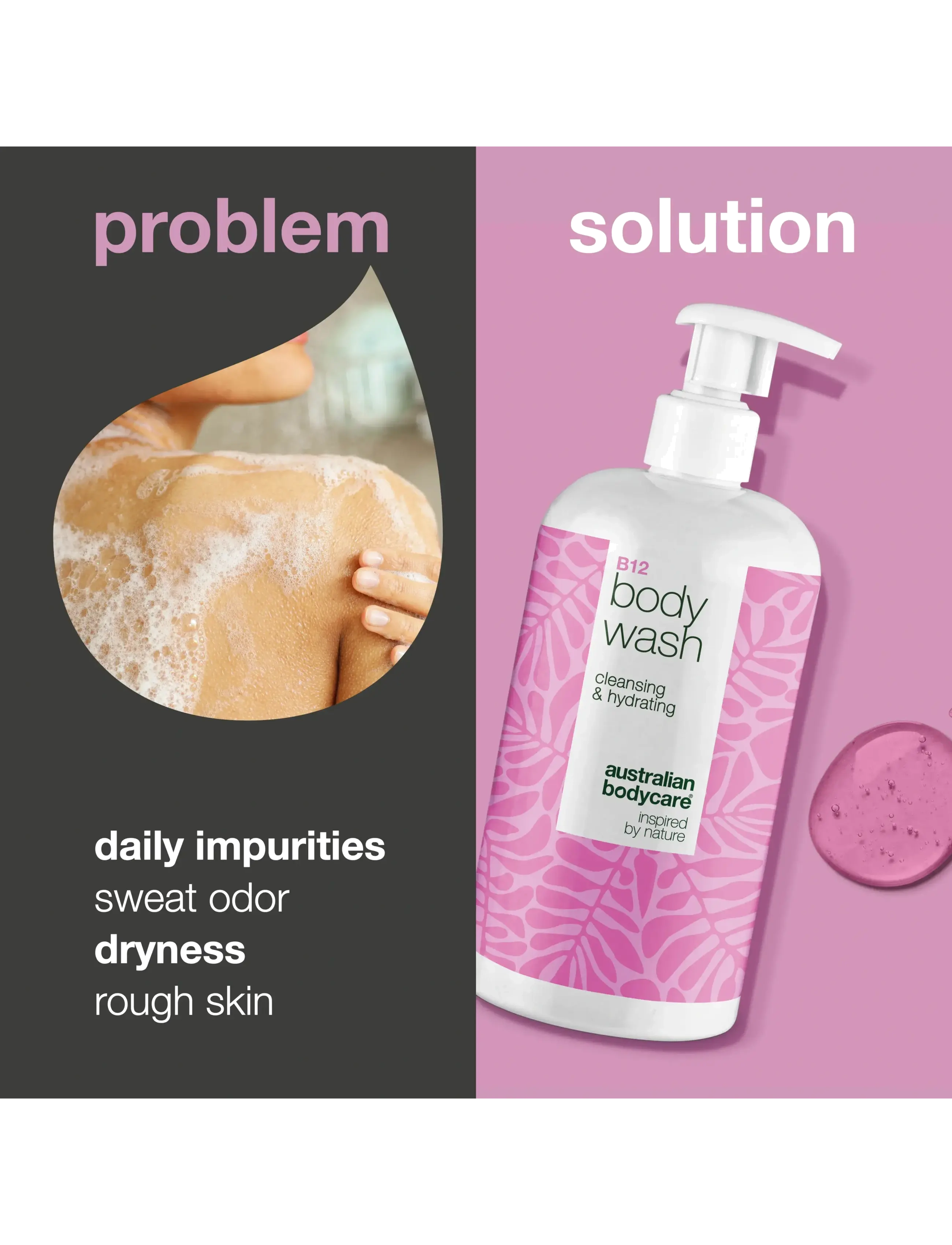 Australian Bodycare - B12 Body Wash 500 ml - sturtugel og olíur - clear - 1