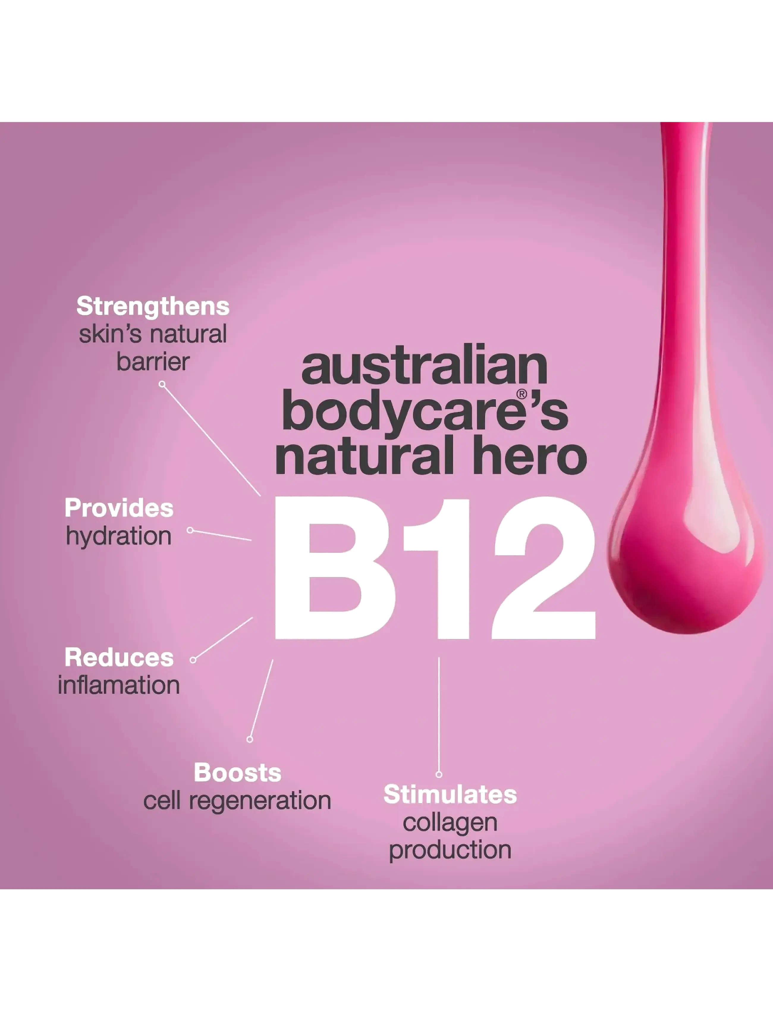 Australian Bodycare - B12 Body Wash 500 ml - sturtugel og olíur - clear - 5
