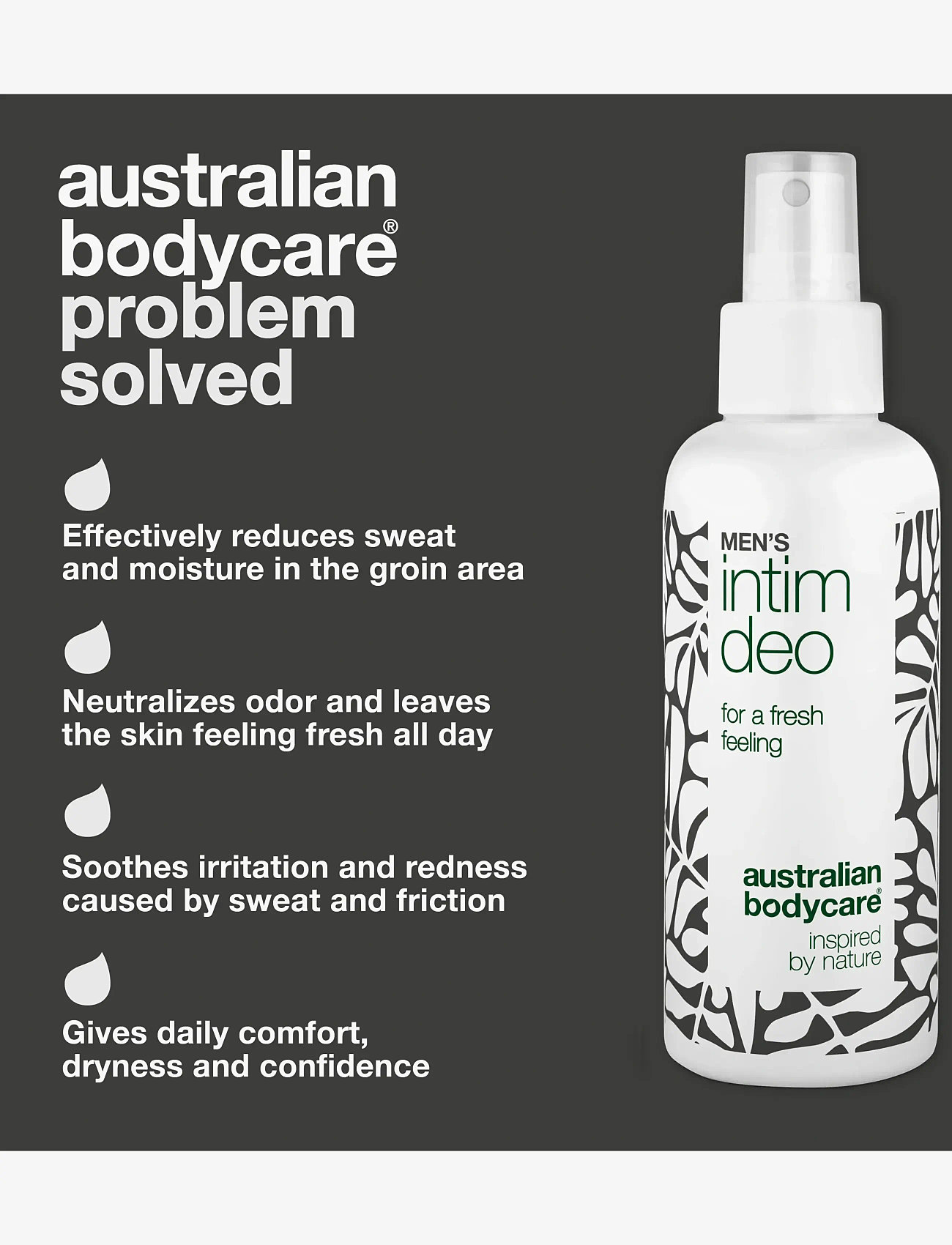 Australian Bodycare - Men's intim deo 100 ml - intimvask - clear - 2