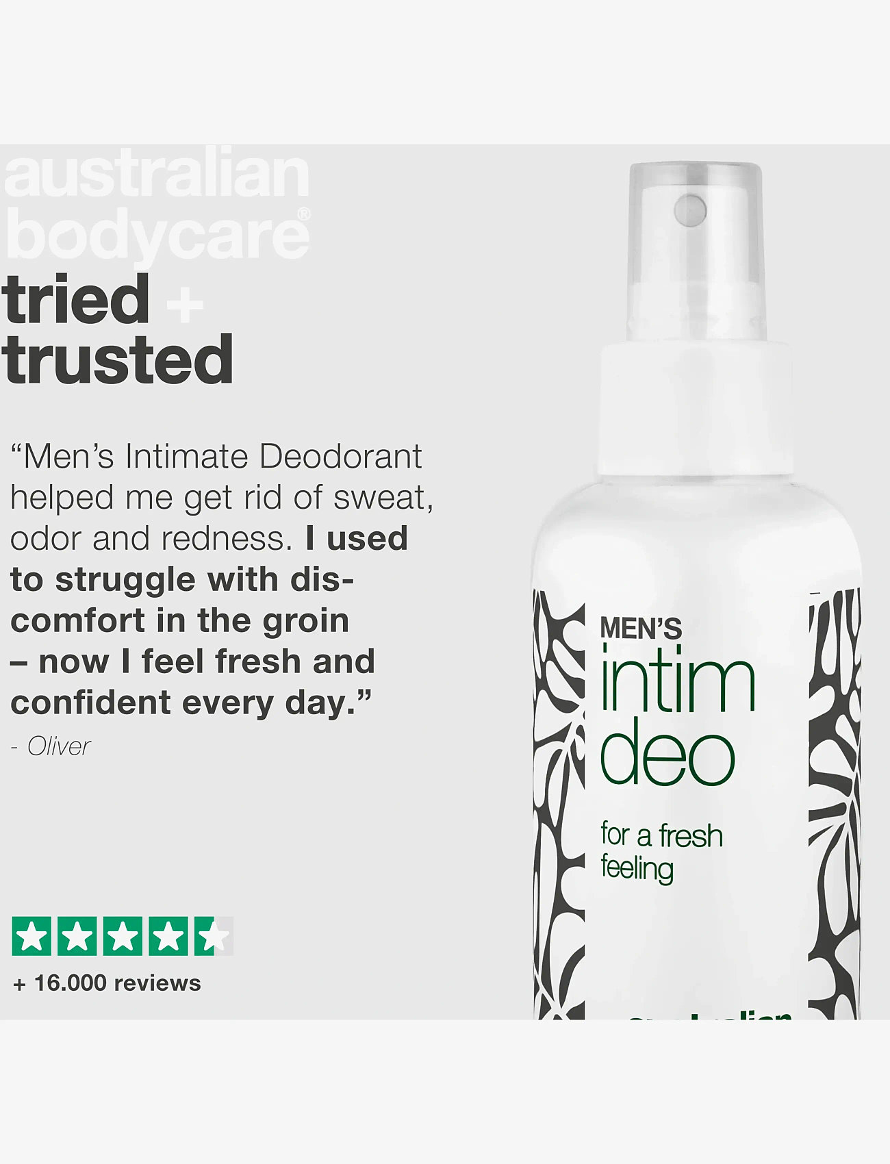 Australian Bodycare - Men's intim deo 100 ml - intimvask - clear - 4