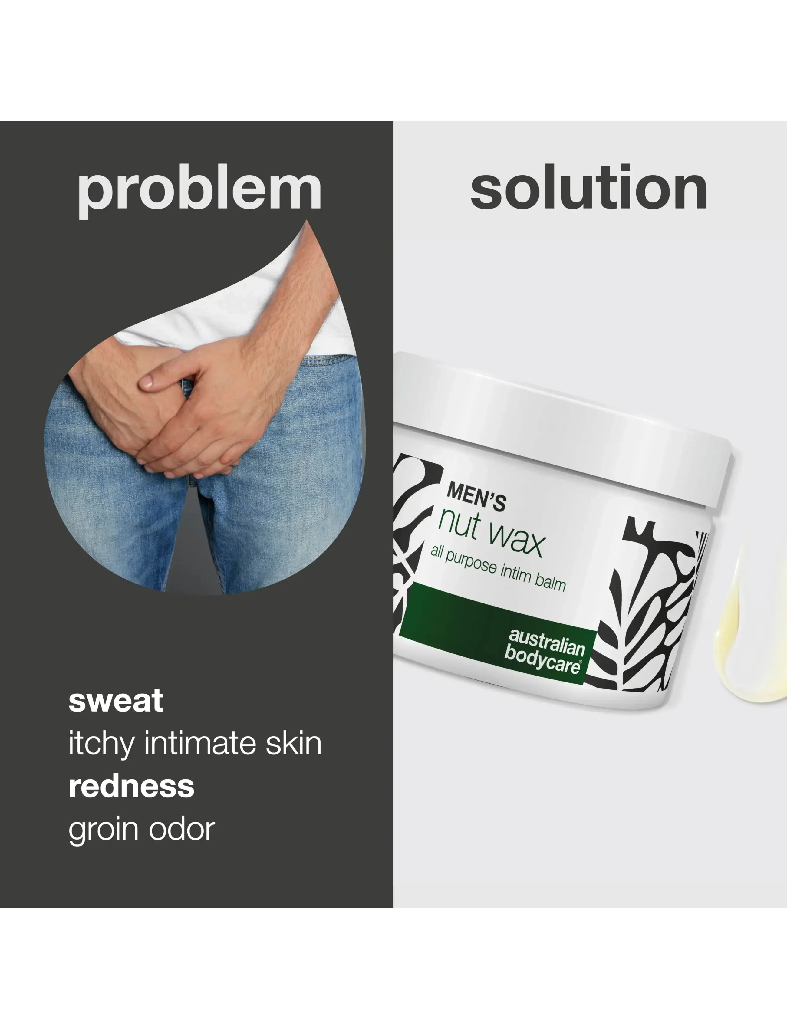 Australian Bodycare - Men's nut wax - all purpose intim balm 50 ml - body lotions - clear - 1