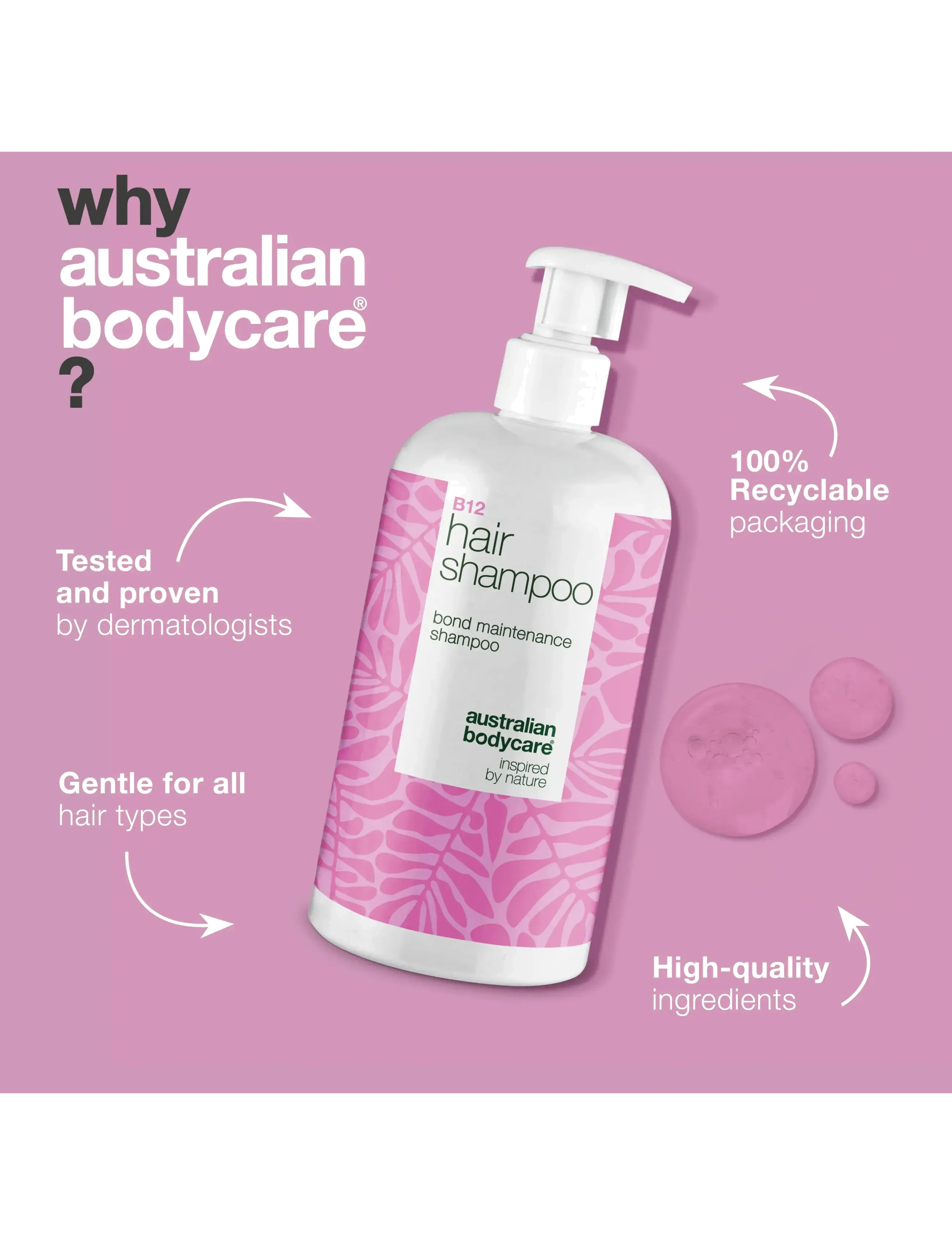 Australian Bodycare - B12 Hair shampoo - 500 ml - Šampoon - clear - 3
