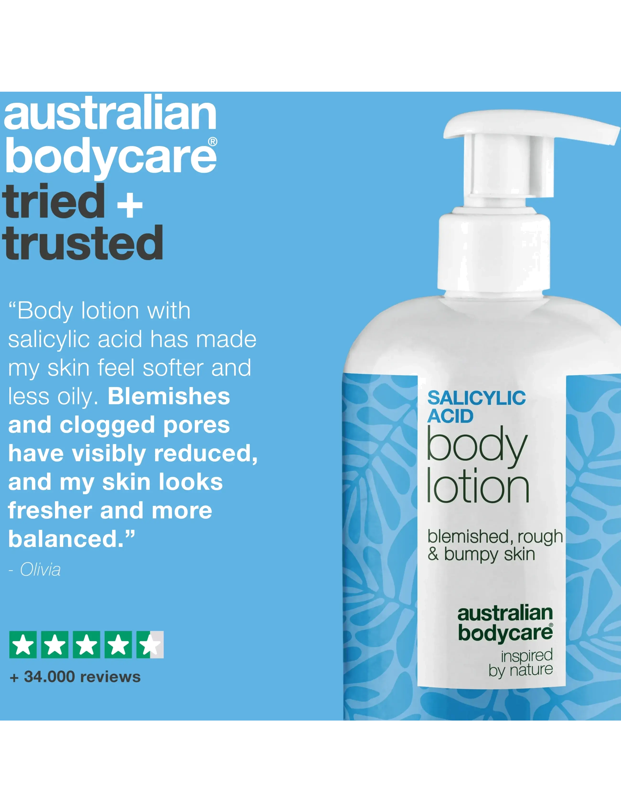 Australian Bodycare - Salicylic Acid body lotion - 500 ml - lotion & creme - clear - 4