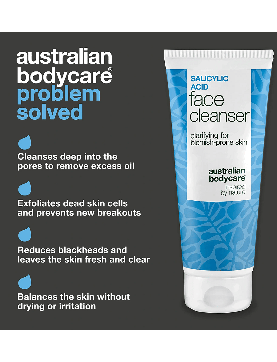 Australian Bodycare - Salicylic acid Face wash - 100 ml - rengöringsgel - clear - 2