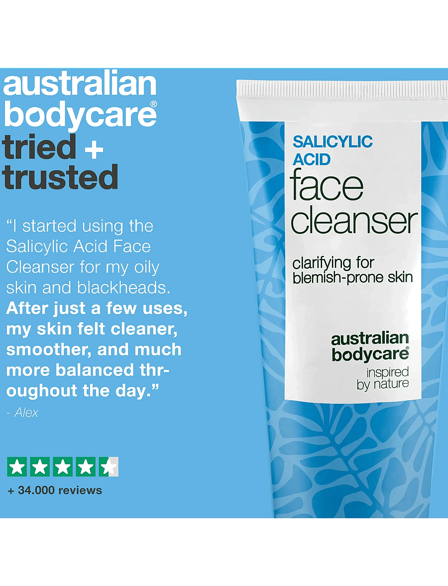 Australian Bodycare - Salicylic acid Face wash - 100 ml - rengöringsgel - clear - 3