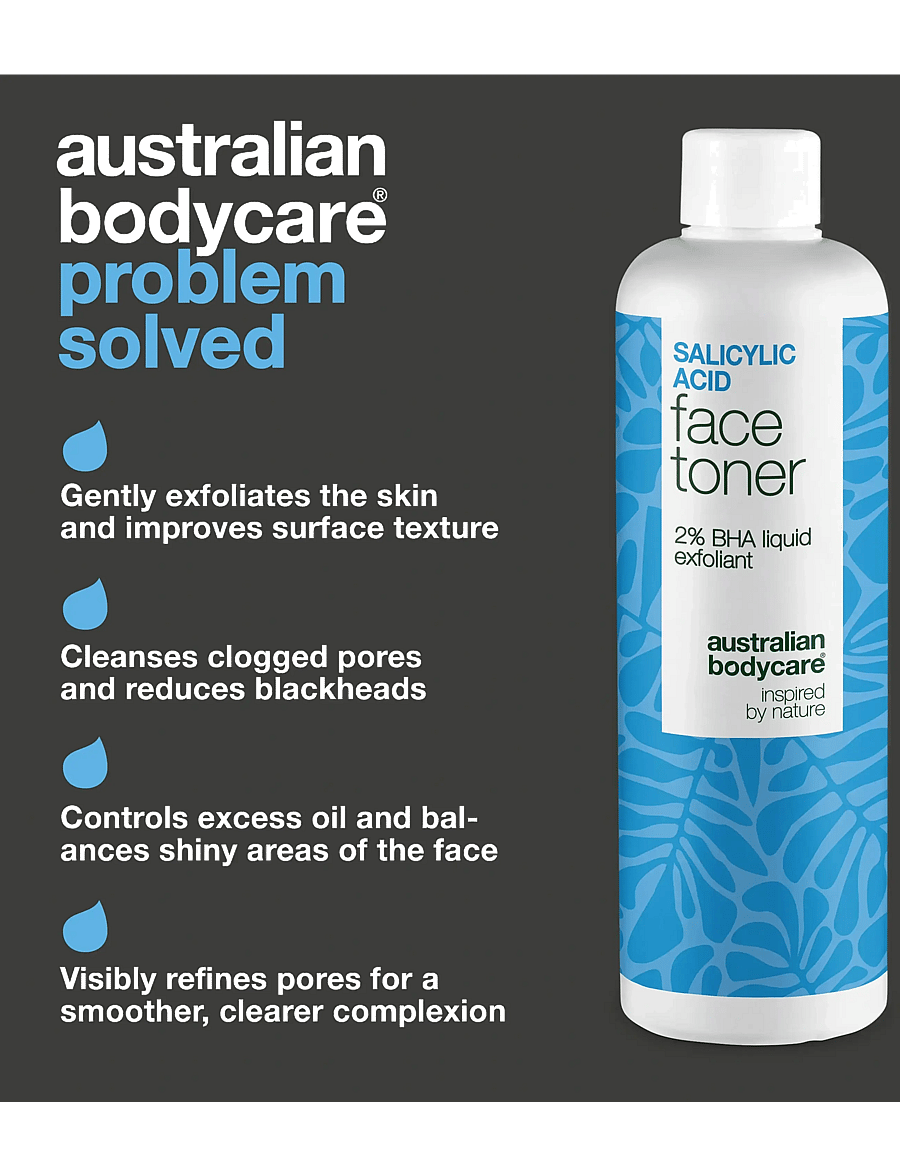 Australian Bodycare - Salicylic acid face toner - 2% BHA exfoliant - 150 ml - koorivad toonikud - clear - 2