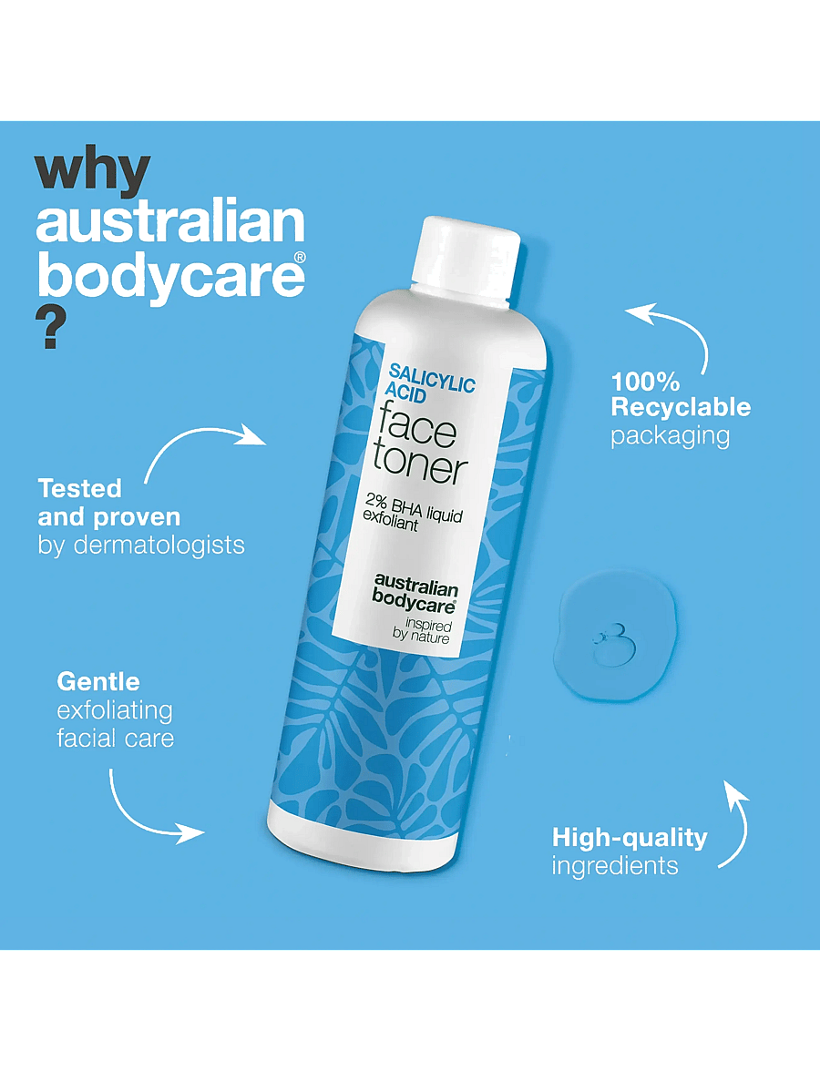 Australian Bodycare - Salicylic acid face toner - 2% BHA exfoliant - 150 ml - koorivad toonikud - clear - 3