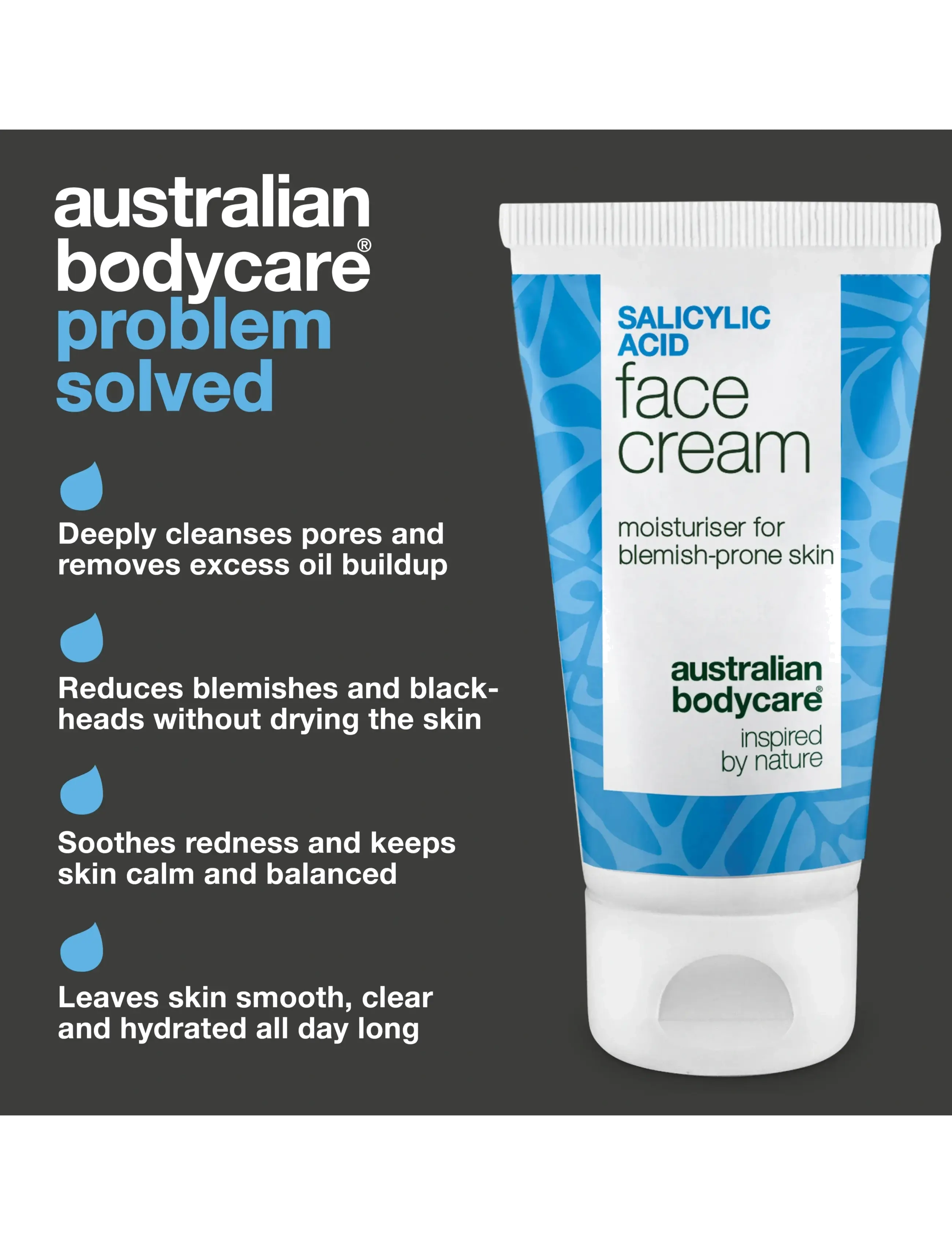 Australian Bodycare - Salicylic acid face cream - 50 ml - ansigspleje - clear - 3