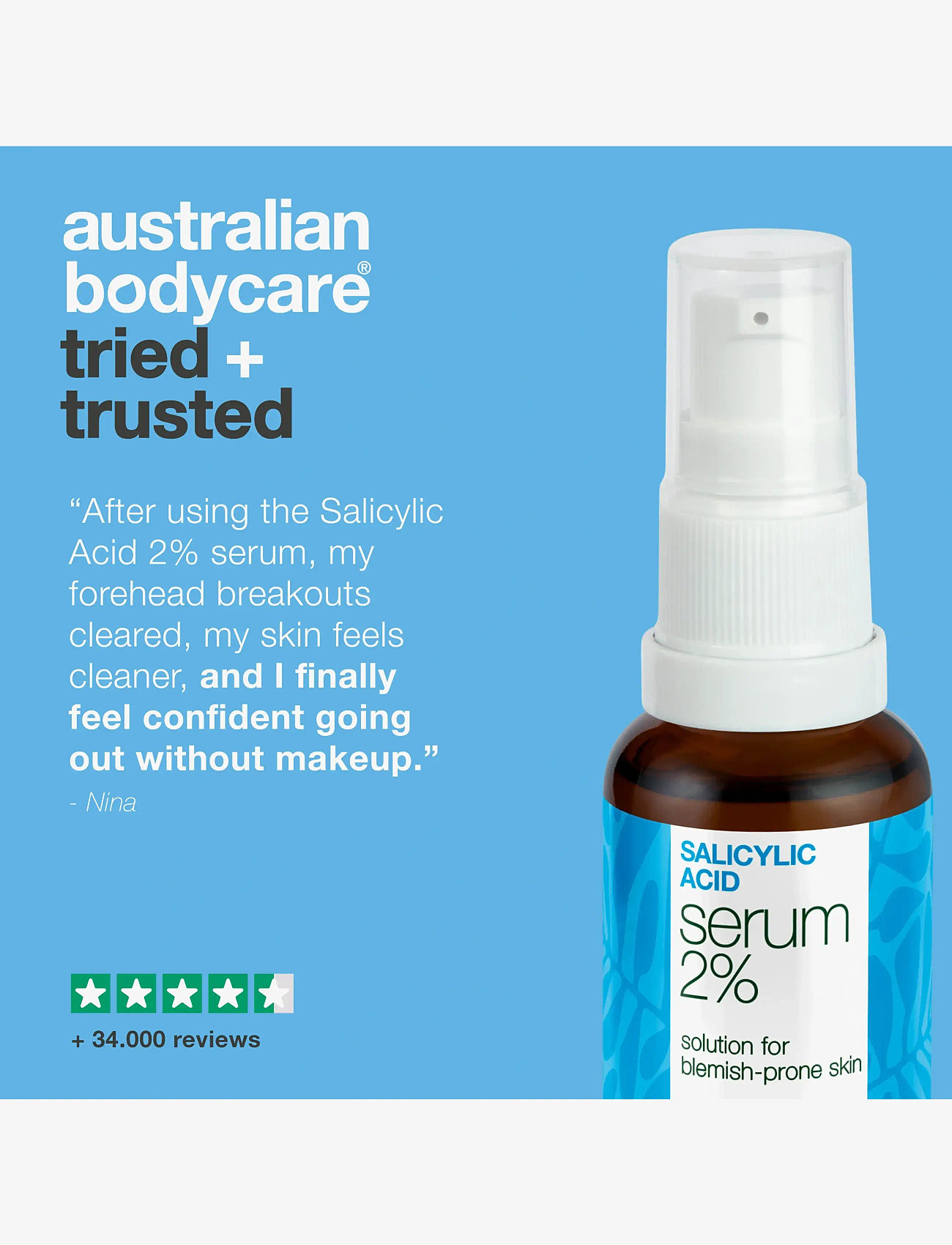 Australian Bodycare - Salicylic acid serum - 2% - 30 ml - serum - clear - 4