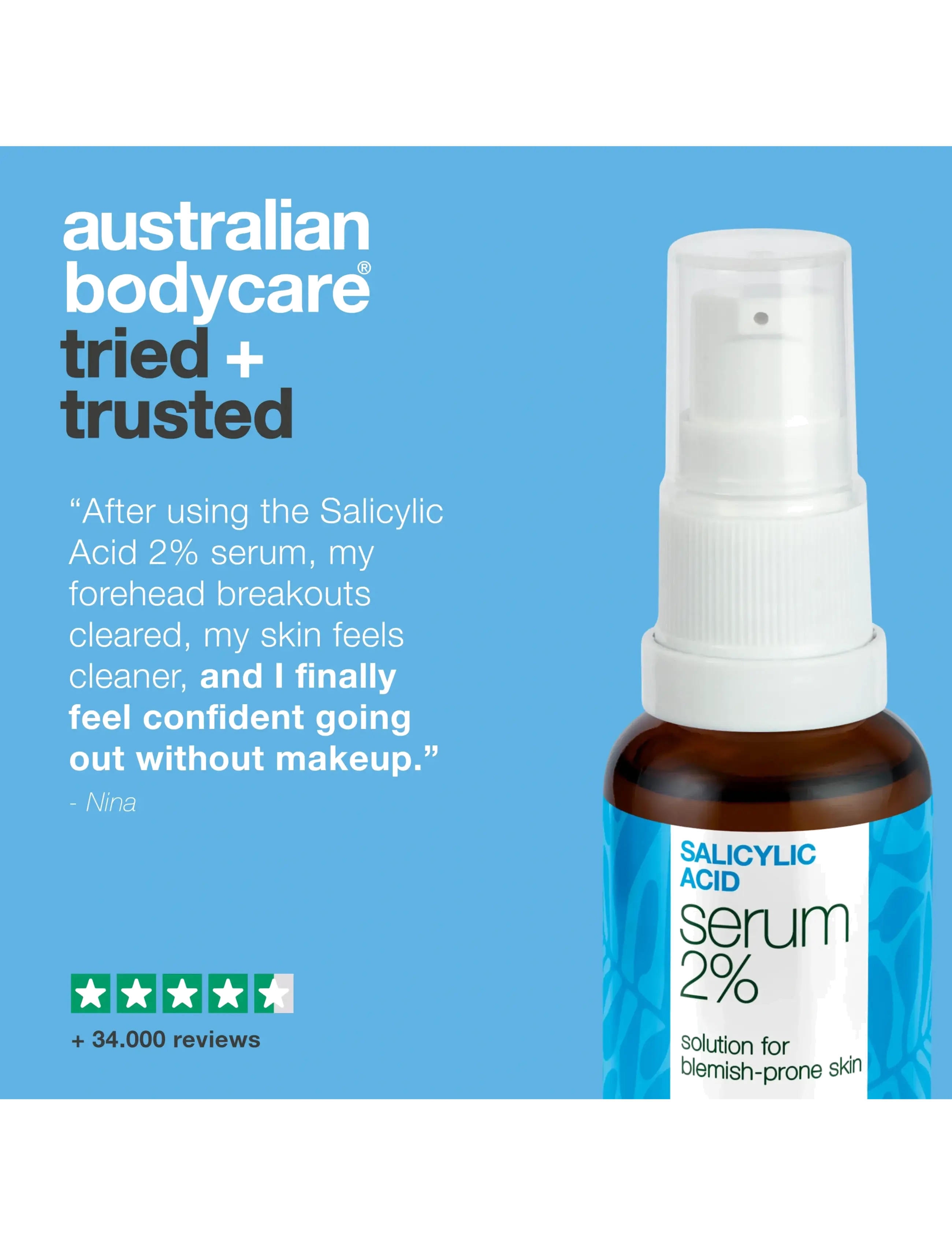 Australian Bodycare - Salicylic acid serum - 2% - 30 ml - ansigspleje - clear - 4
