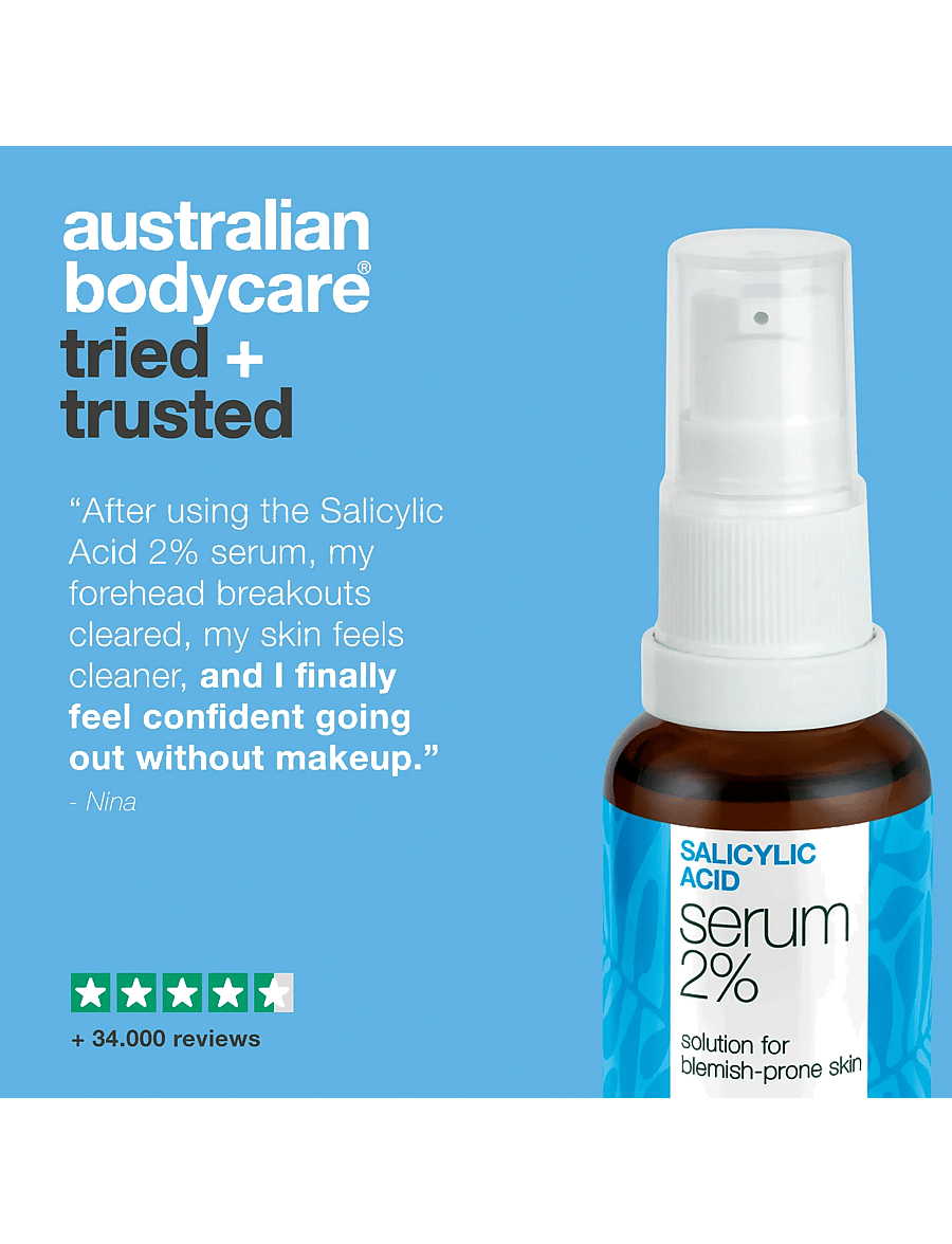 Australian Bodycare - Salicylic acid serum - 2% - 30 ml - ansigspleje - clear - 4