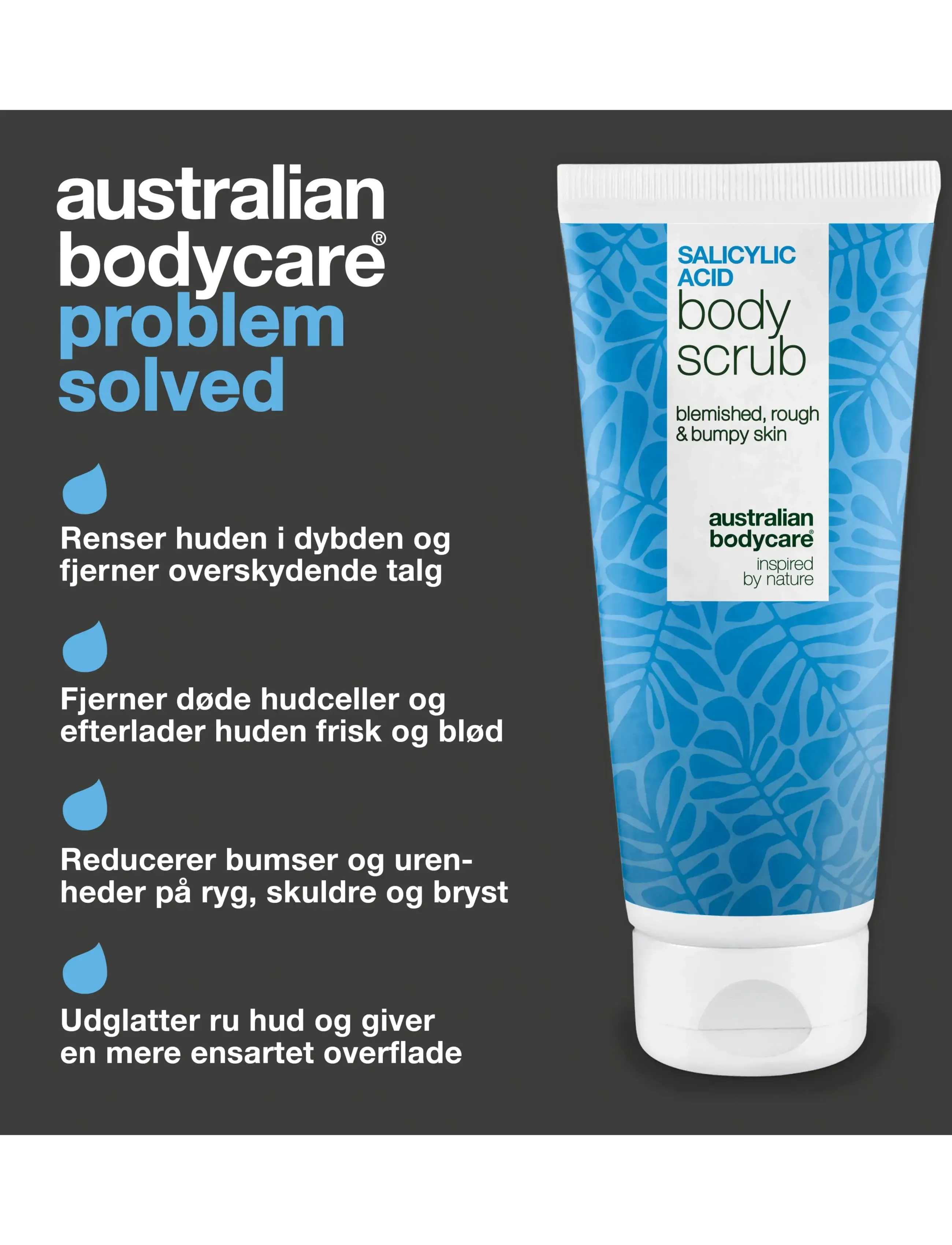 Australian Bodycare - Salicylic acid Body scrub 200 ml - skrub & exfoliering - krop - clear - 1