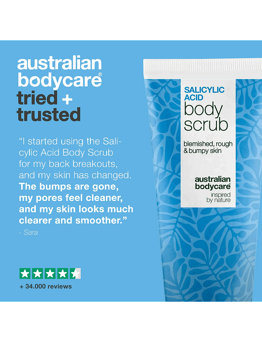 Australian Bodycare - Salicylic acid Body scrub 200 ml - skrub & exfoliering - krop - clear - 3