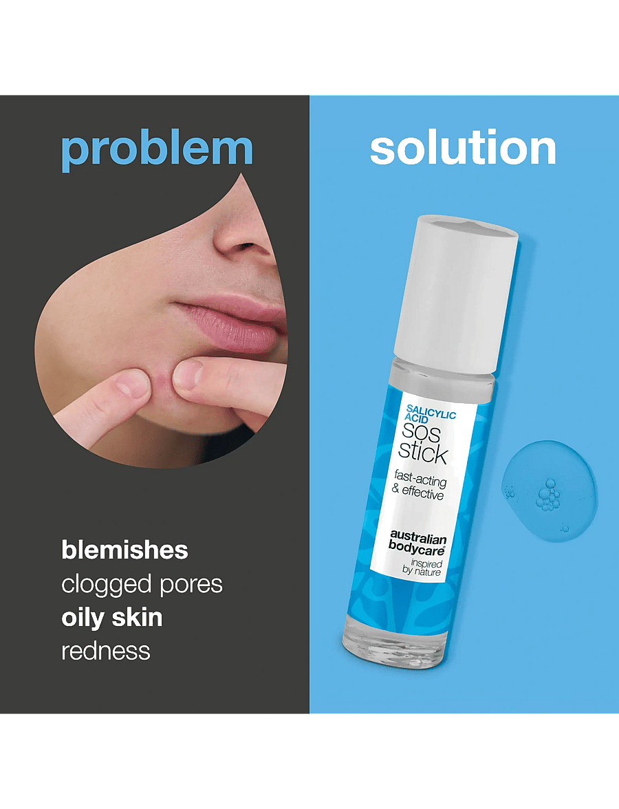 Australian Bodycare - Salicylic acid sos stick 9 ml - seerumid - clear - 1