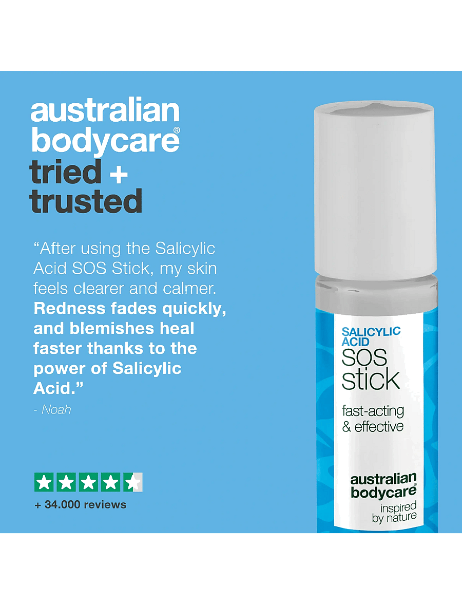 Australian Bodycare - Salicylic acid sos stick 9 ml - seerumid - clear - 4