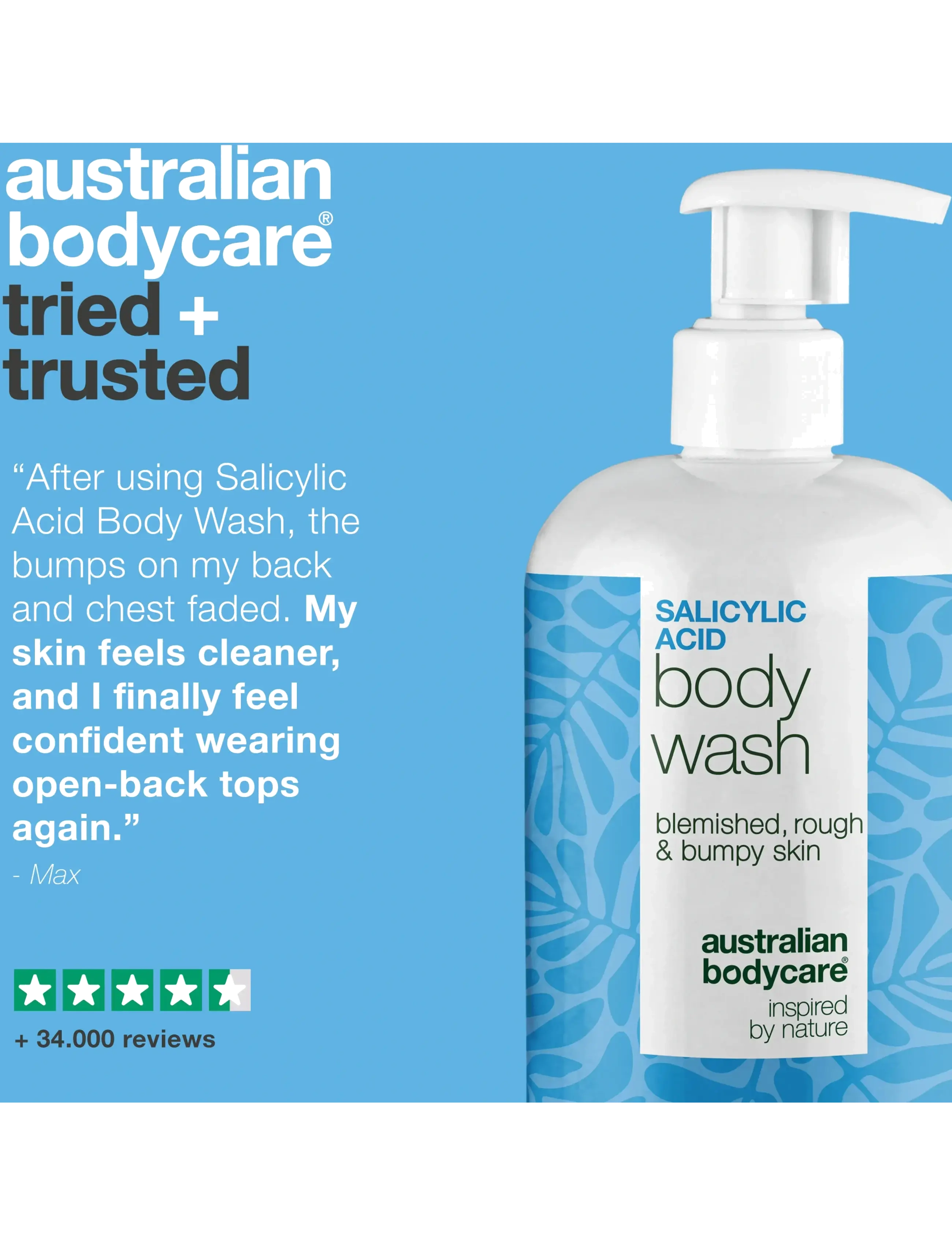 Australian Bodycare - Salicylic Acid Body Wash - 500 ml - shower gel & bruseolier - clear - 4