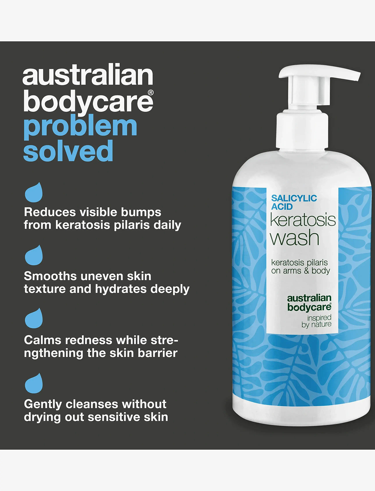 Australian Bodycare - Salicylic Acid Keratosis Wash 500 ml - duschgel & duscholjor  - clear - 2