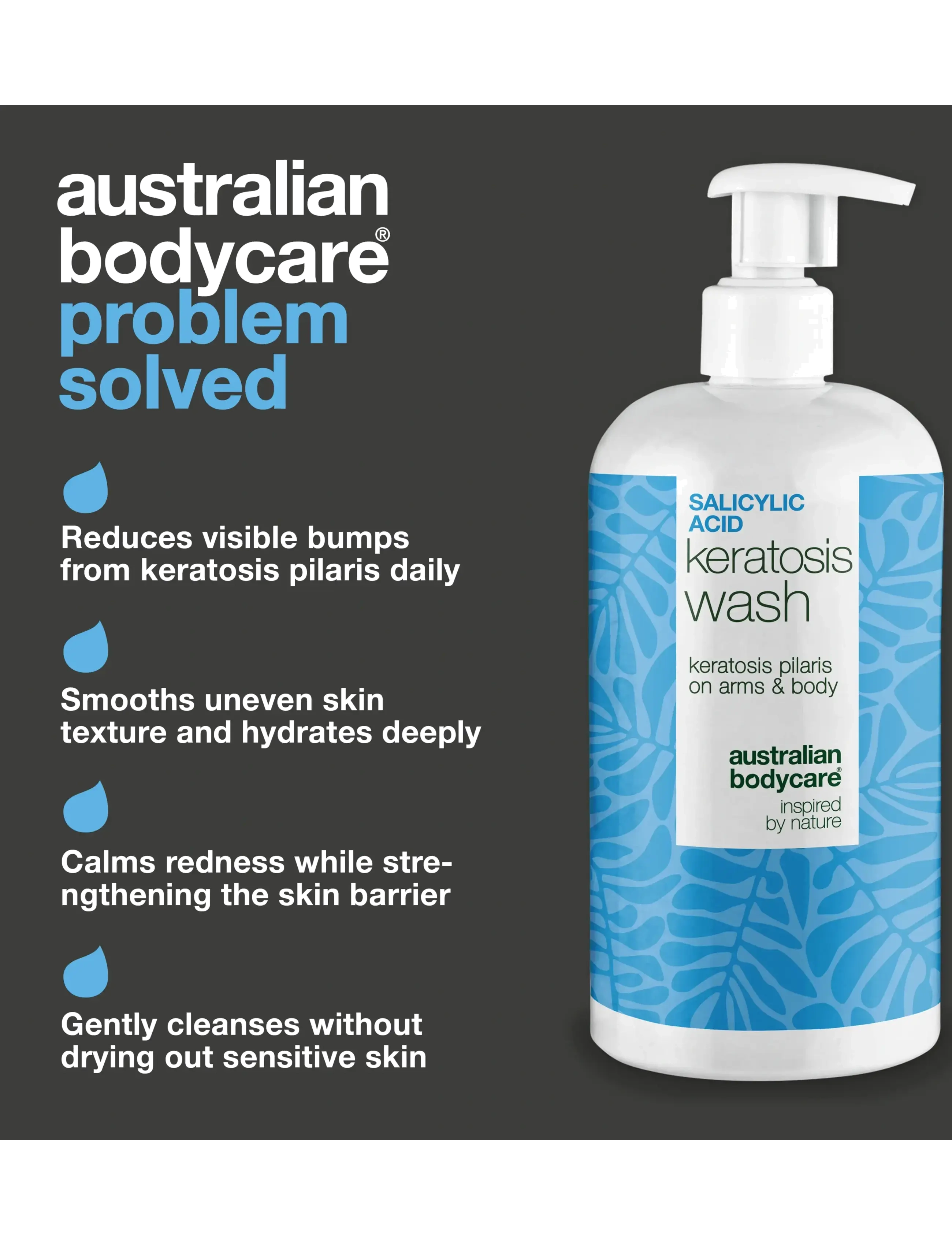 Australian Bodycare - Salicylic Acid Keratosis Wash 500 ml - shower gel & bruseolier - clear - 2