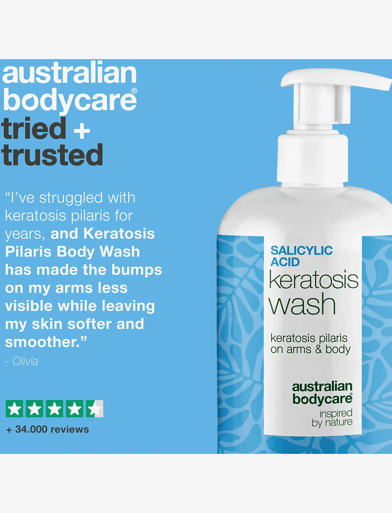 Australian Bodycare - Salicylic Acid Keratosis Wash 500 ml - duschgel & duscholjor  - clear - 4