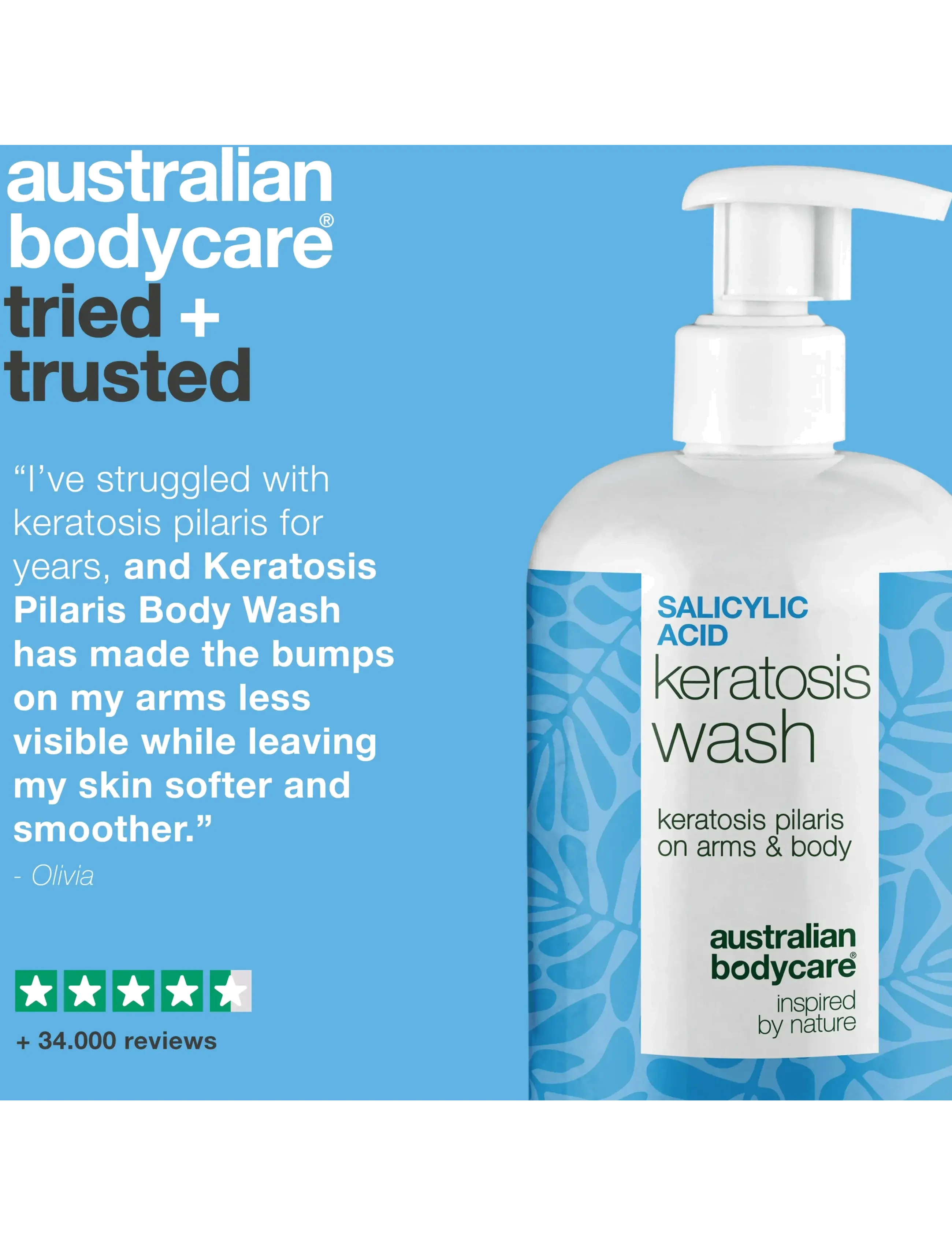 Australian Bodycare - Salicylic Acid Keratosis Wash 500 ml - shower gel & bruseolier - clear - 4