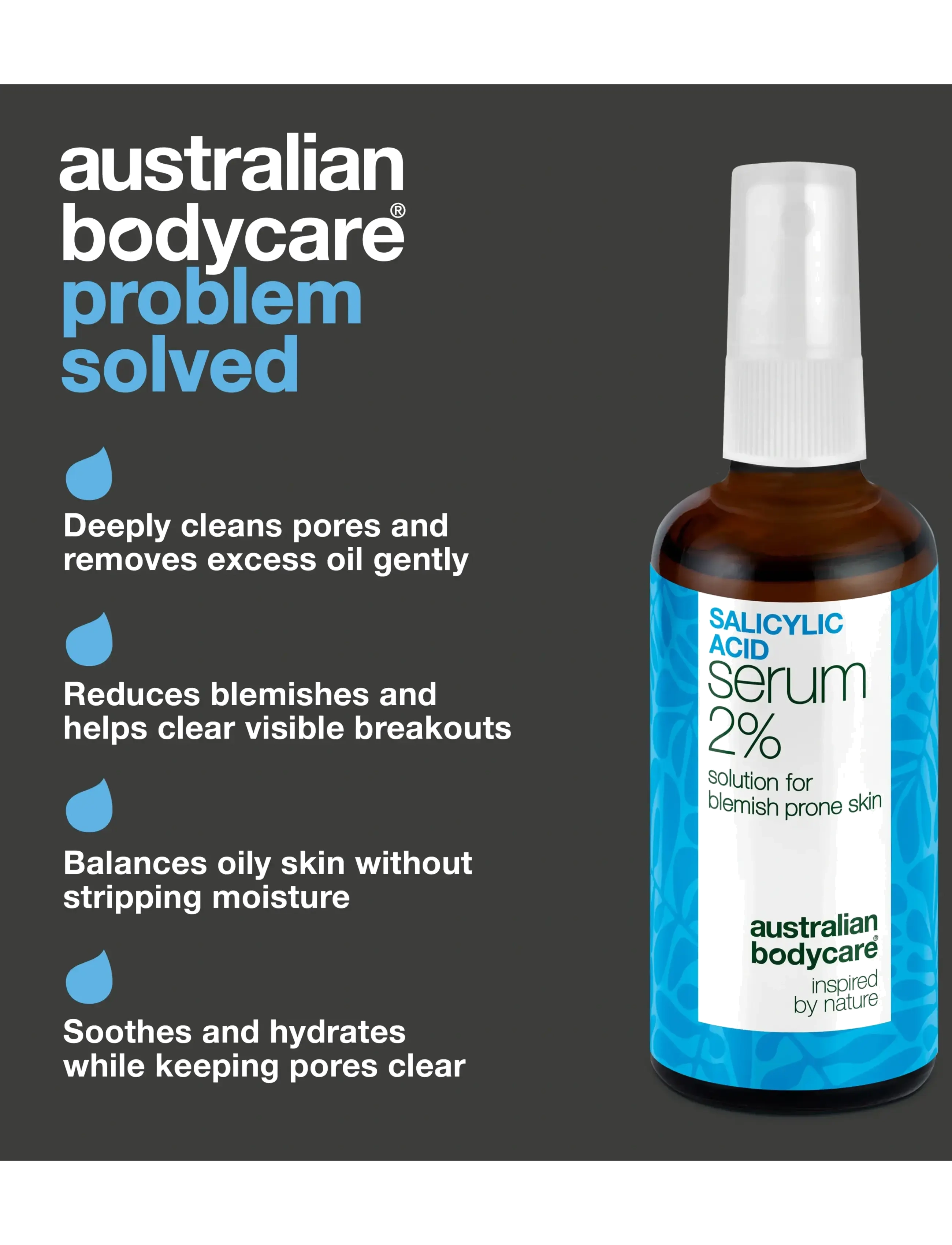 Australian Bodycare - Salicylic acid serum 2% 100 ml - ansigspleje - clear - 2