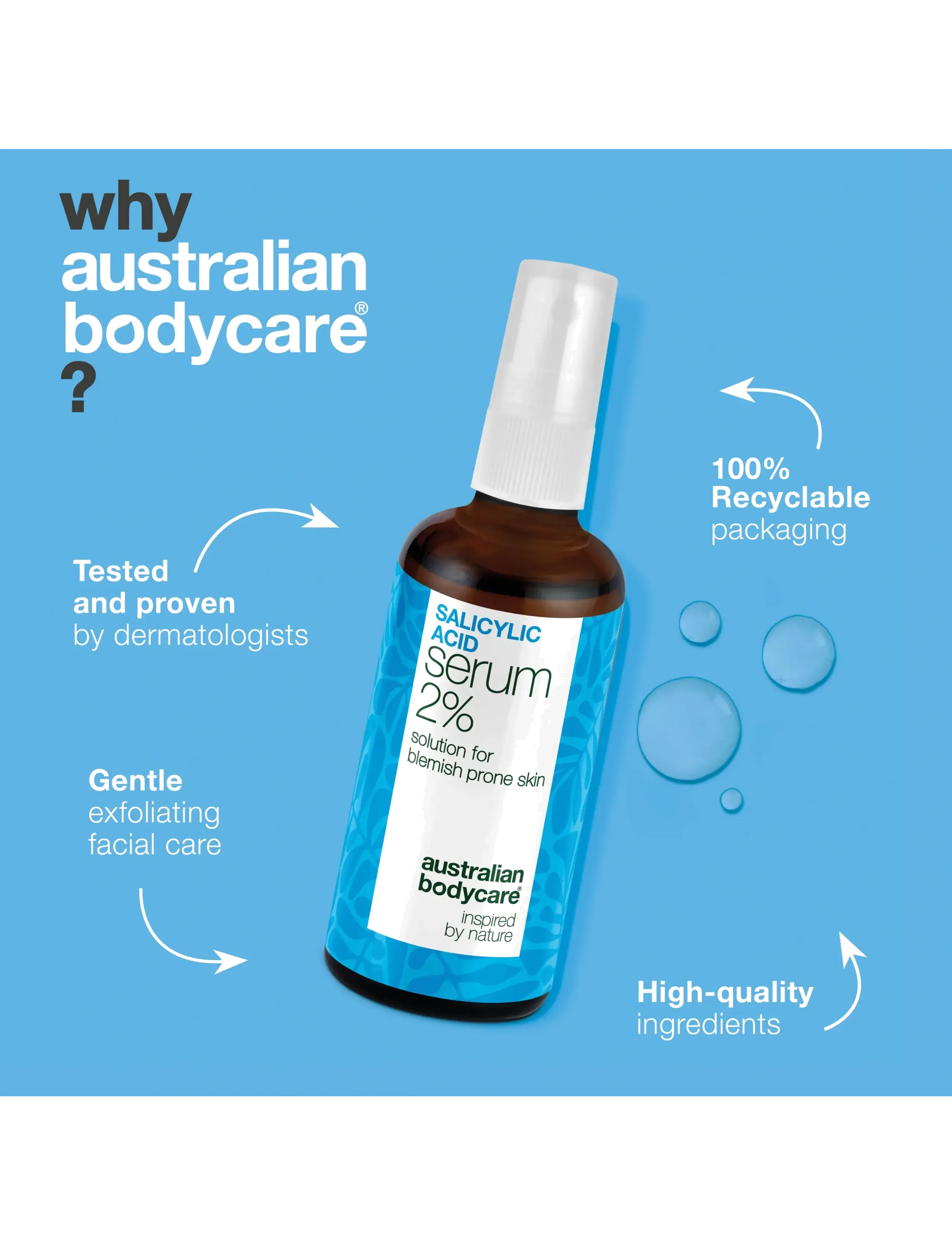 Australian Bodycare - Salicylic acid serum 2% 100 ml - ansigspleje - clear - 3