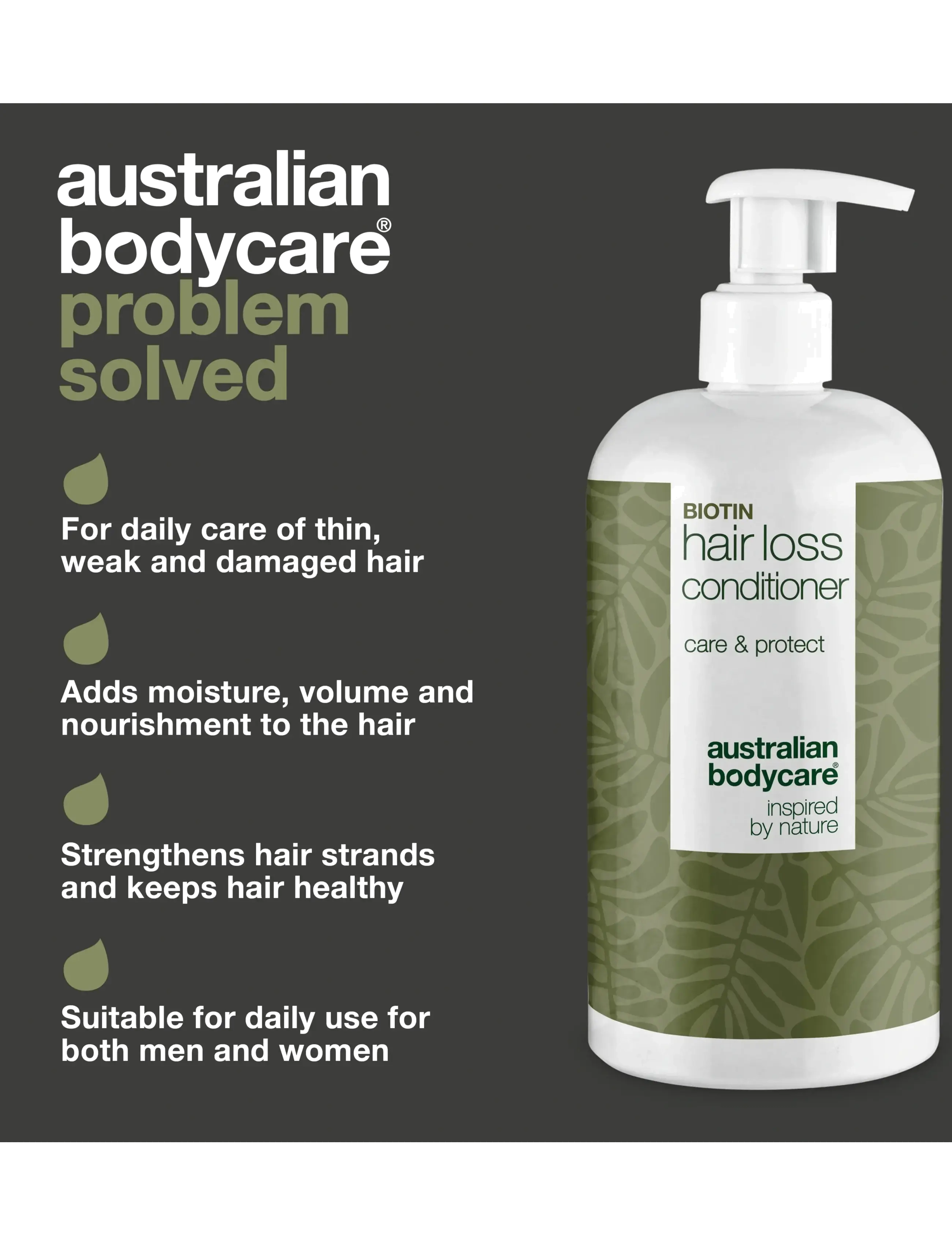 Australian Bodycare - Biotin Hair Loss Conditioner 500 ml - scalp treatment - clear - 3