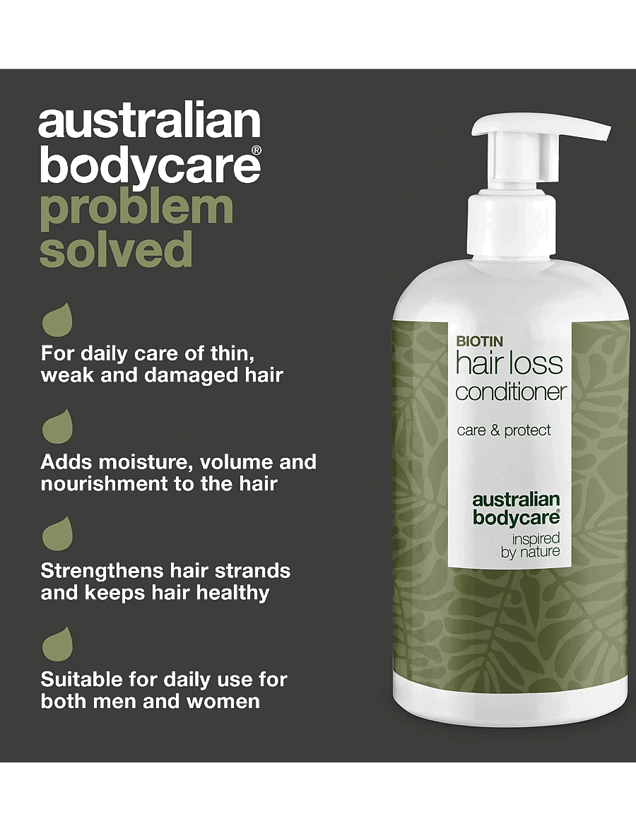 Australian Bodycare - Biotin Hair Loss Conditioner 500 ml - peanahahooldused - clear - 3